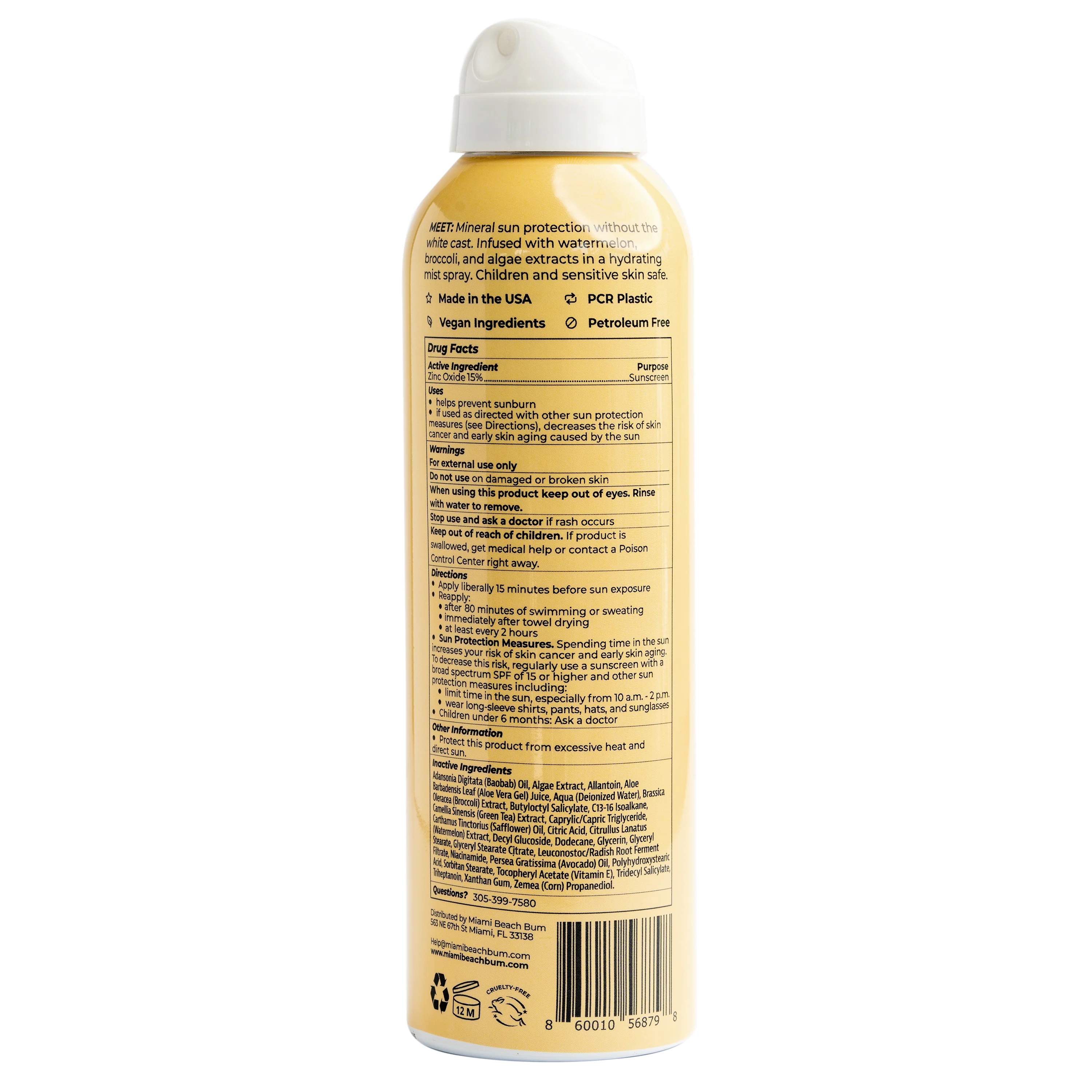 Blocked Mineral Sunscreen Spray - SPF 50 - Image 2