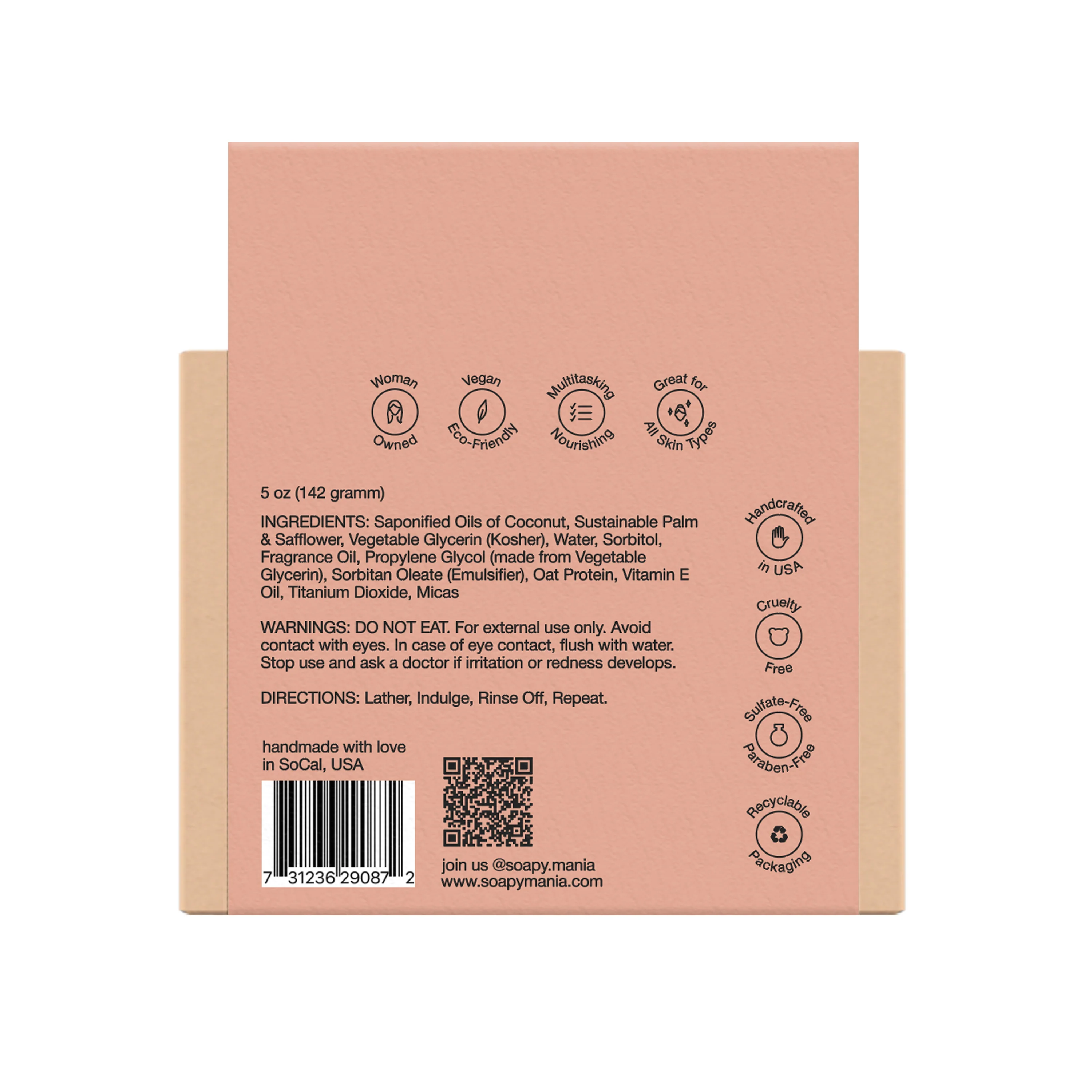 Rose Nectar Hydrating Bar Soap - Image 4
