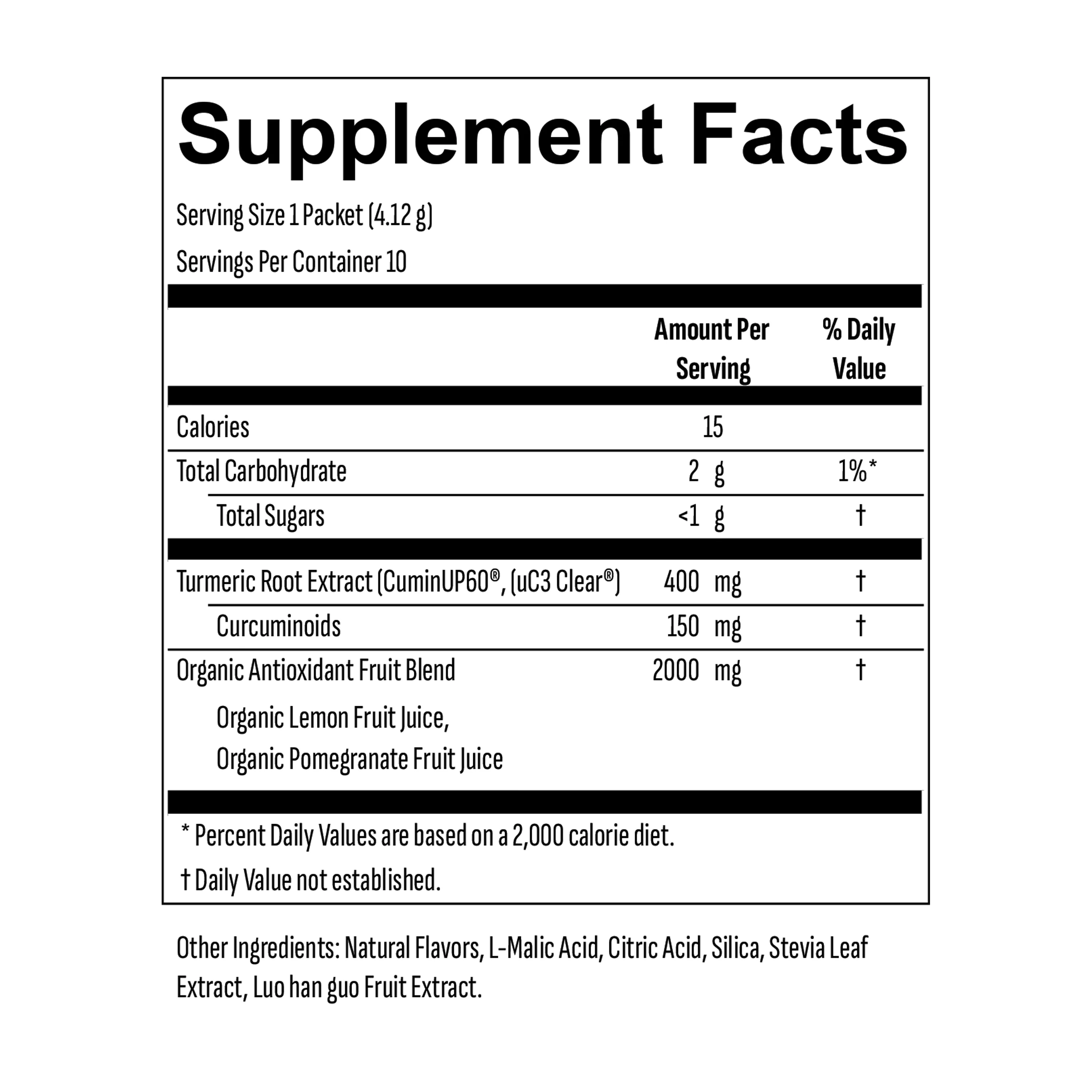 Turmeric Drink Mix Powder Packets - Image 2