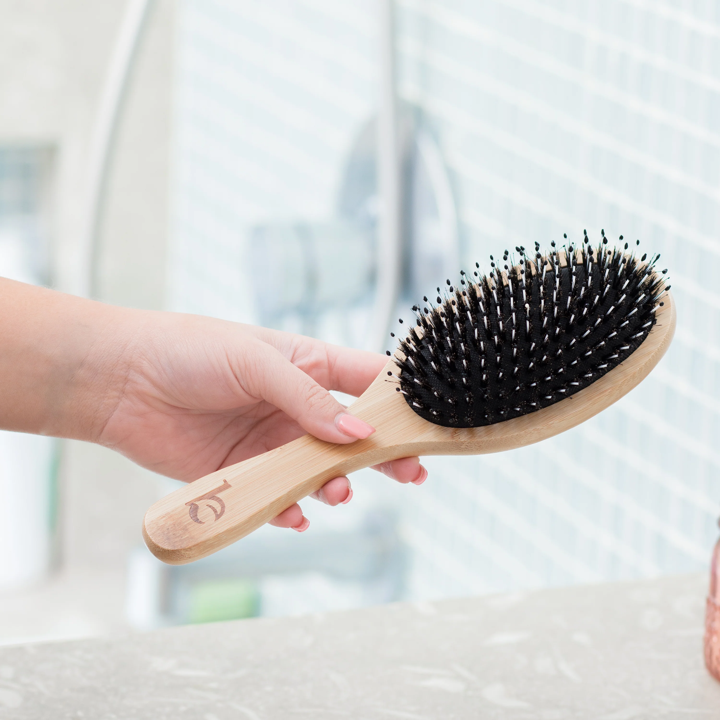 Boar Bristle Hair Brush - Image 10