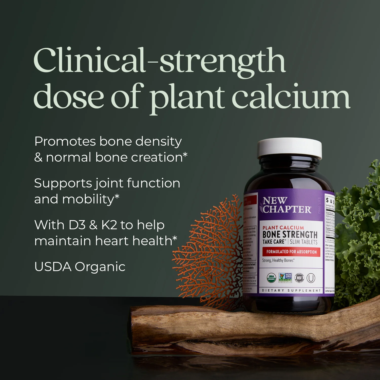 Bone Strength Take Care™, Organic Plant Calcium for Strong Healthy Bones - Image 17