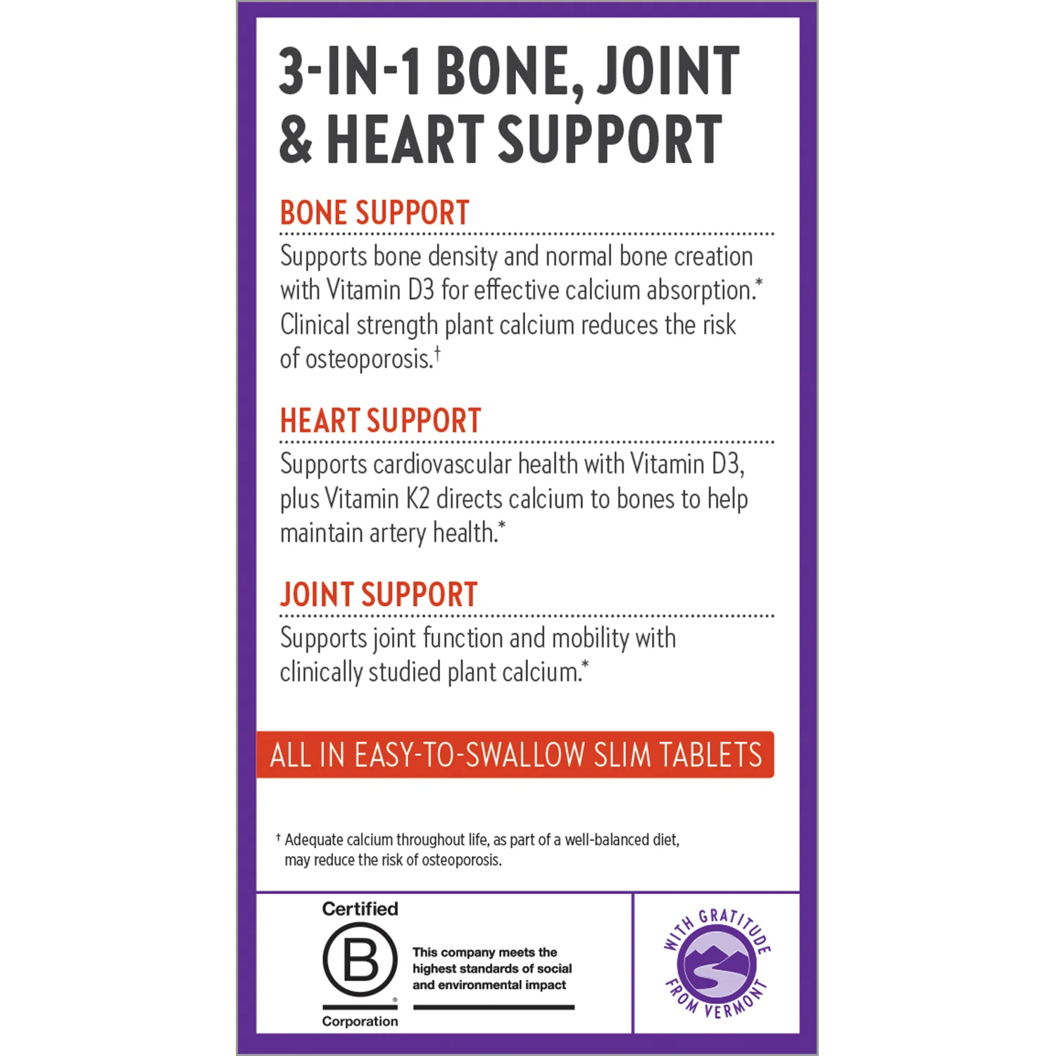 Bone Strength Take Care™, Organic Plant Calcium for Strong Healthy Bones - Image 9