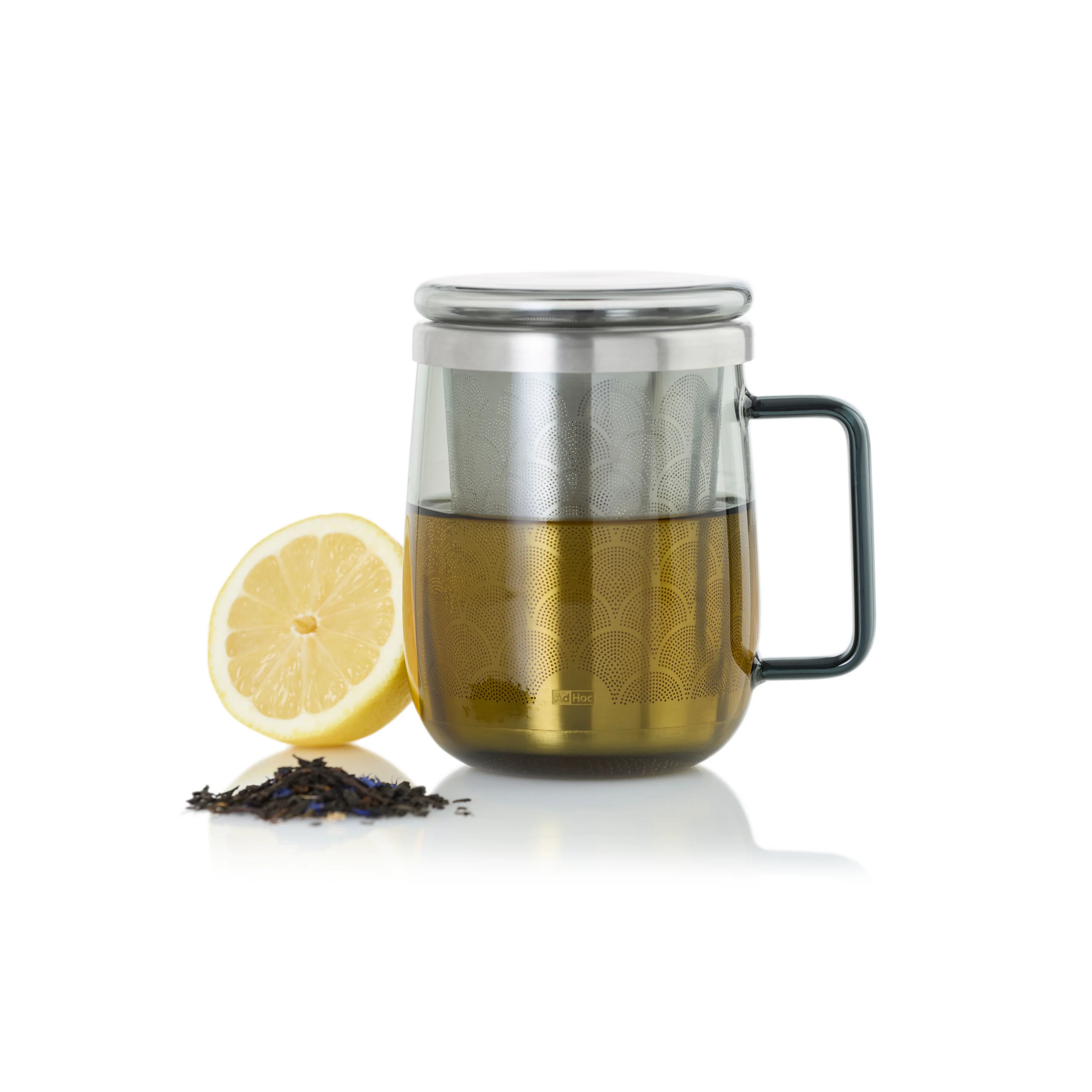 Borosilicate Glass Tea Mug with Stainless Steel Tea Infuser - Image 5
