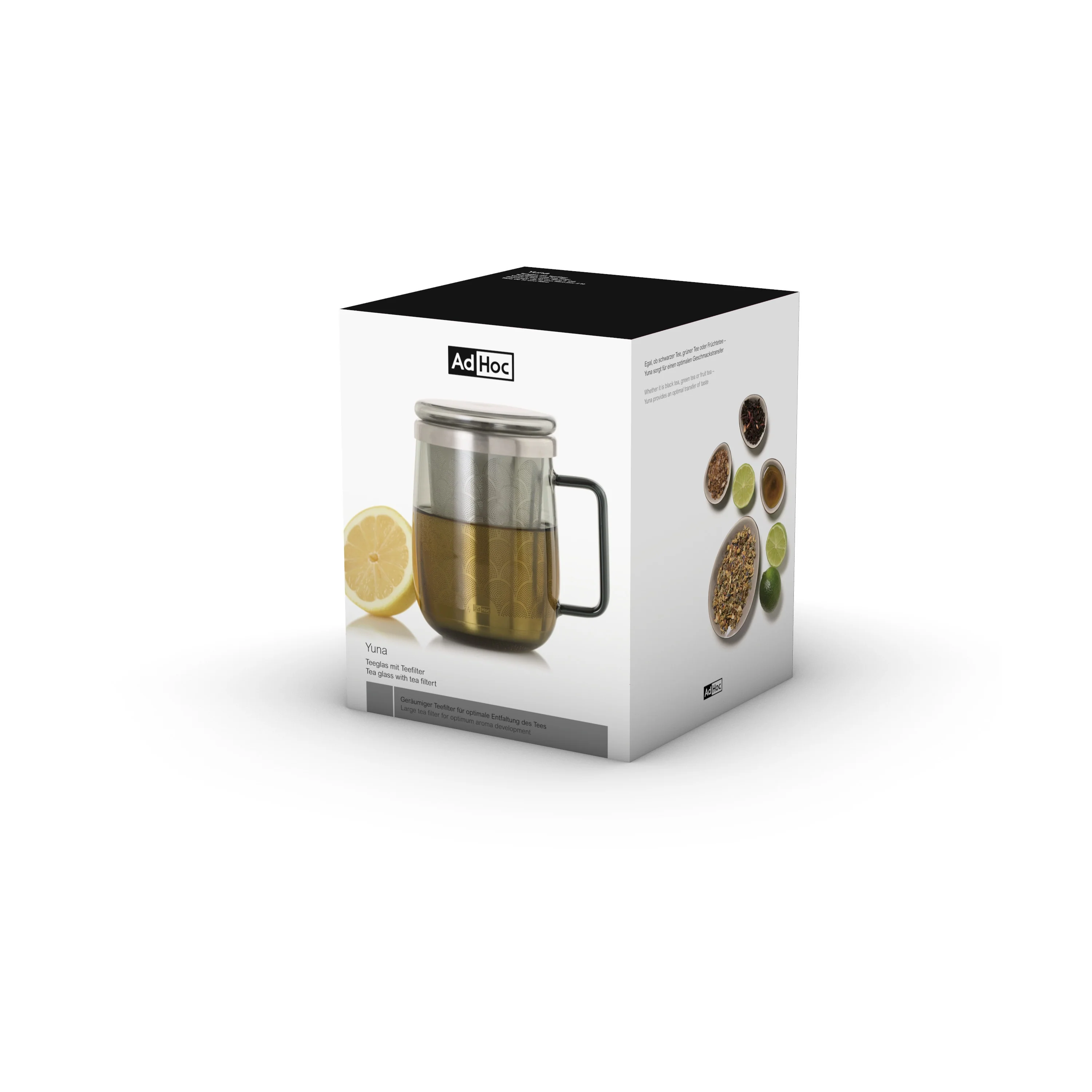 Borosilicate Glass Tea Mug with Stainless Steel Tea Infuser - Image 7