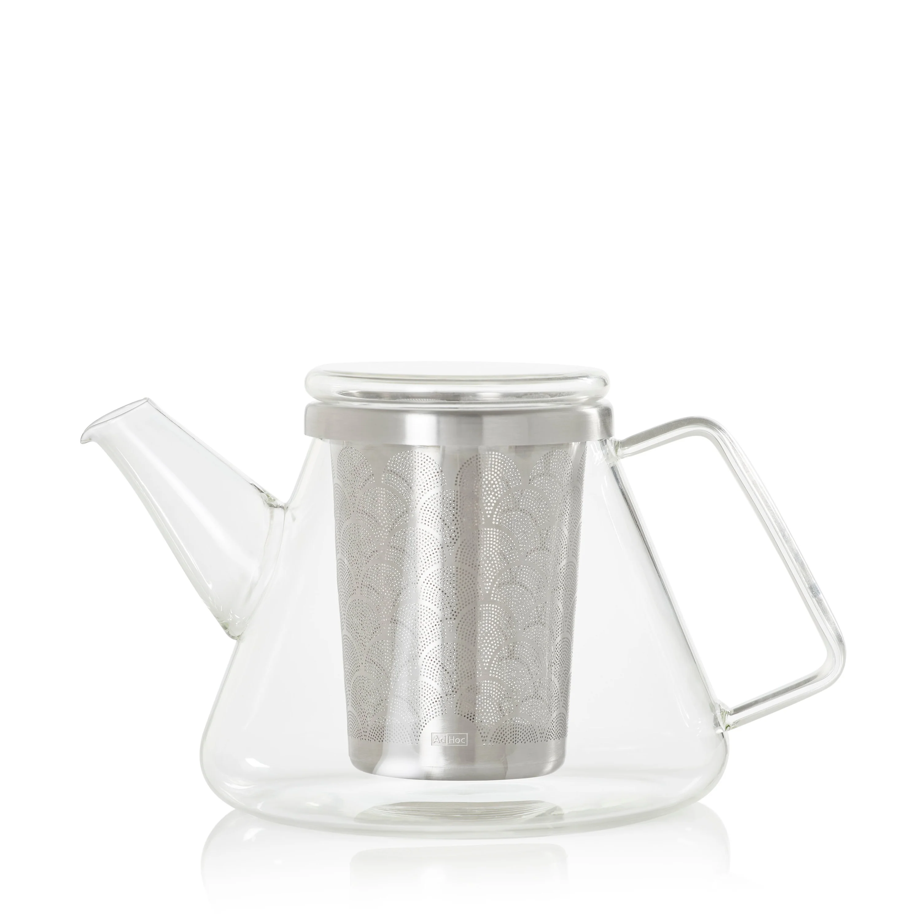 Borosilicate Glass Teapot with Stainless Steel Infuser + Candle Warmer - Image 4