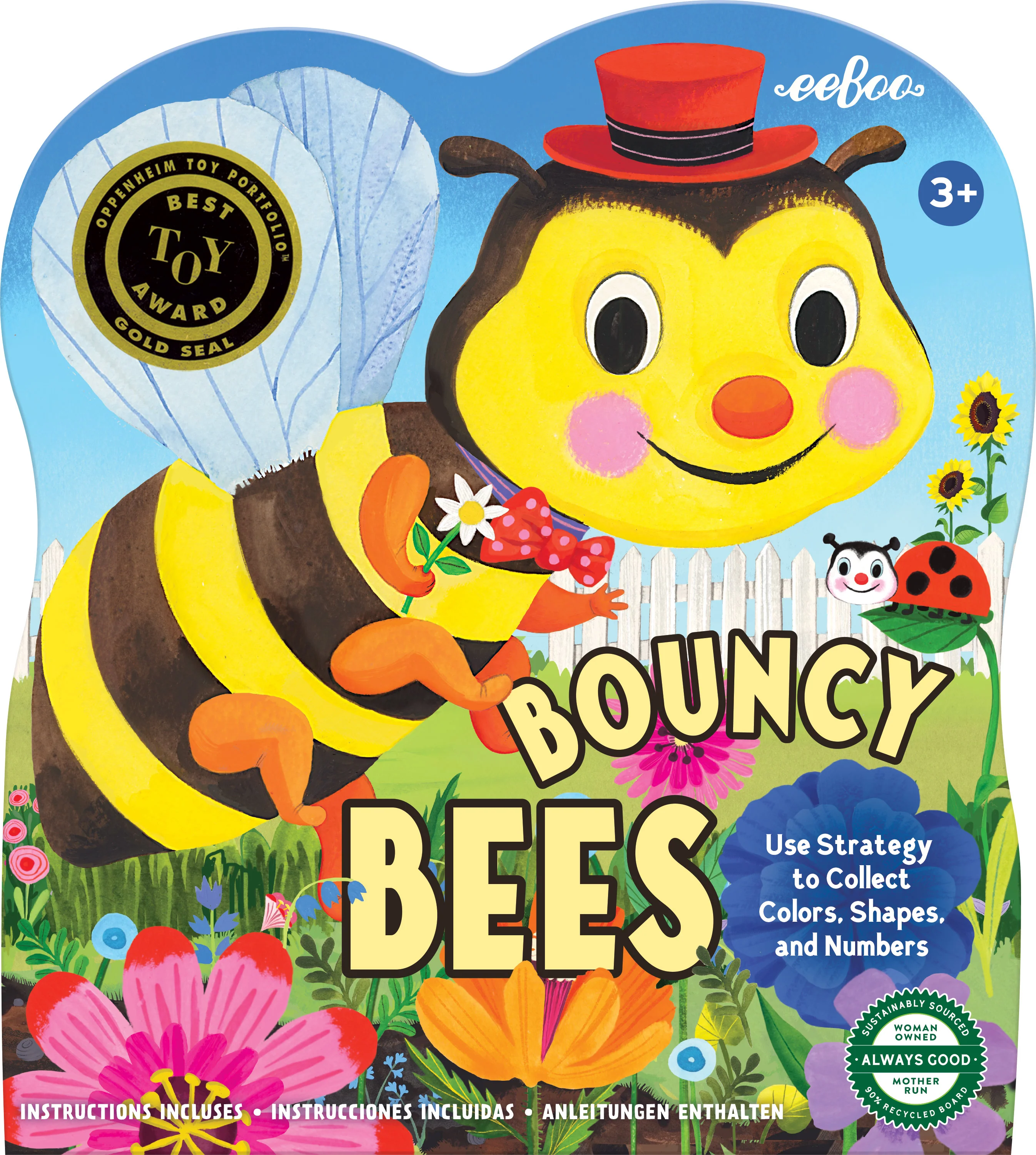 Bouncy Bees Shaped Game, Ages 3+ - Image 5