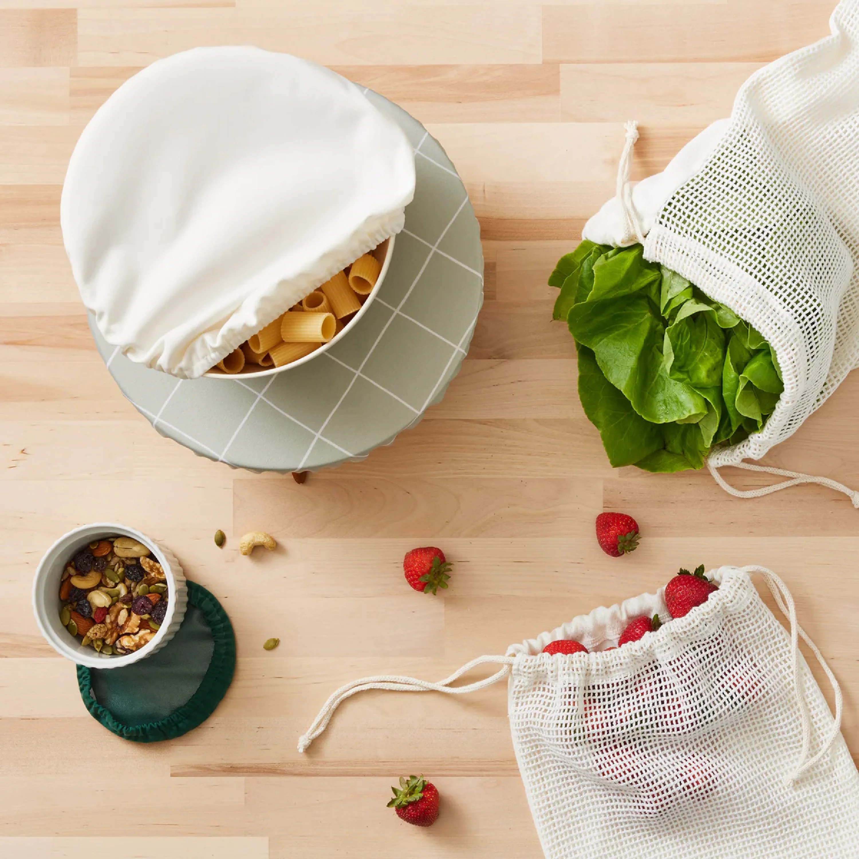Reusable Bowl Covers - Upcycled Materials, 4-Pack - Image 22
