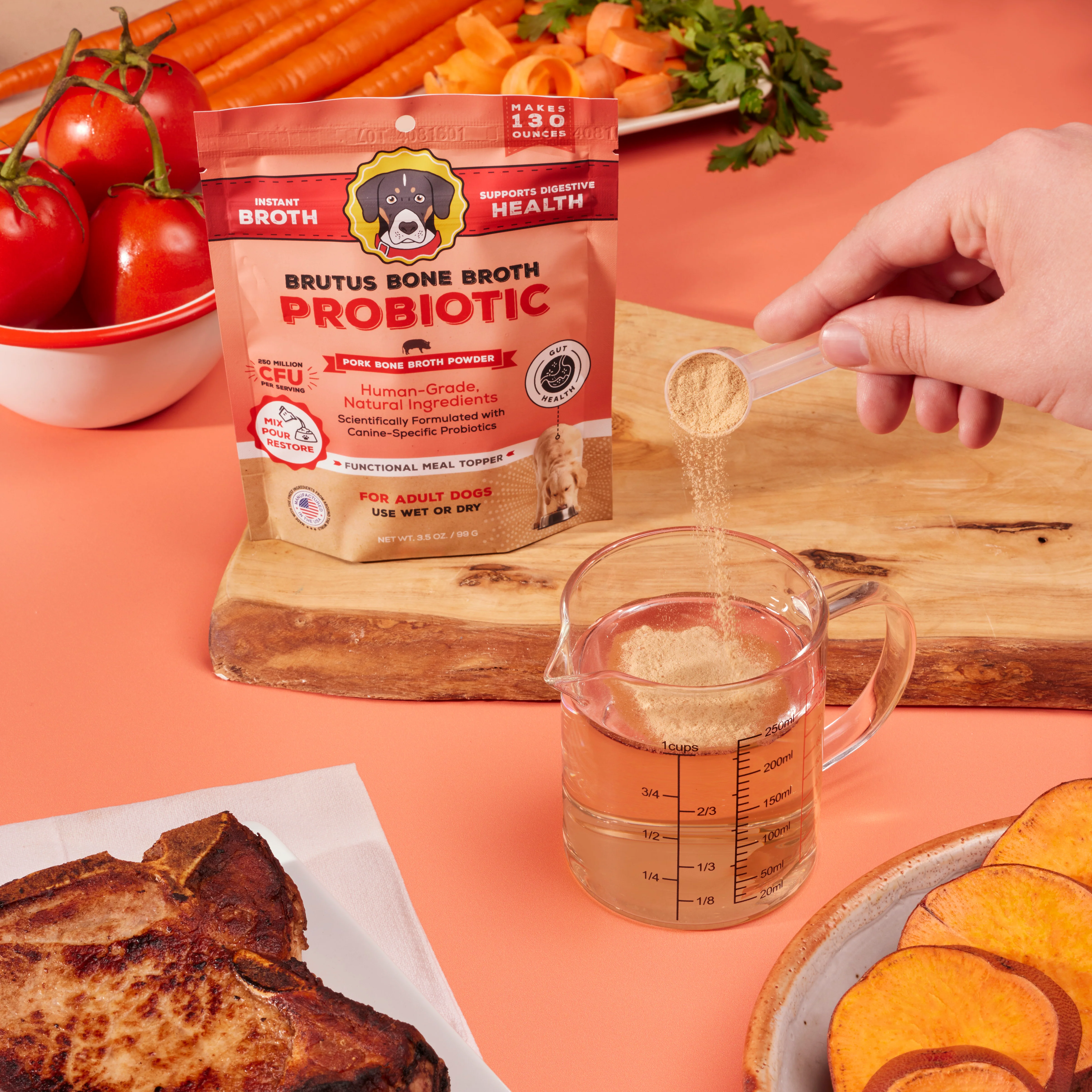 Brutus on the Go: Probiotics Instant Bone Broth Mega Pack - Image 5