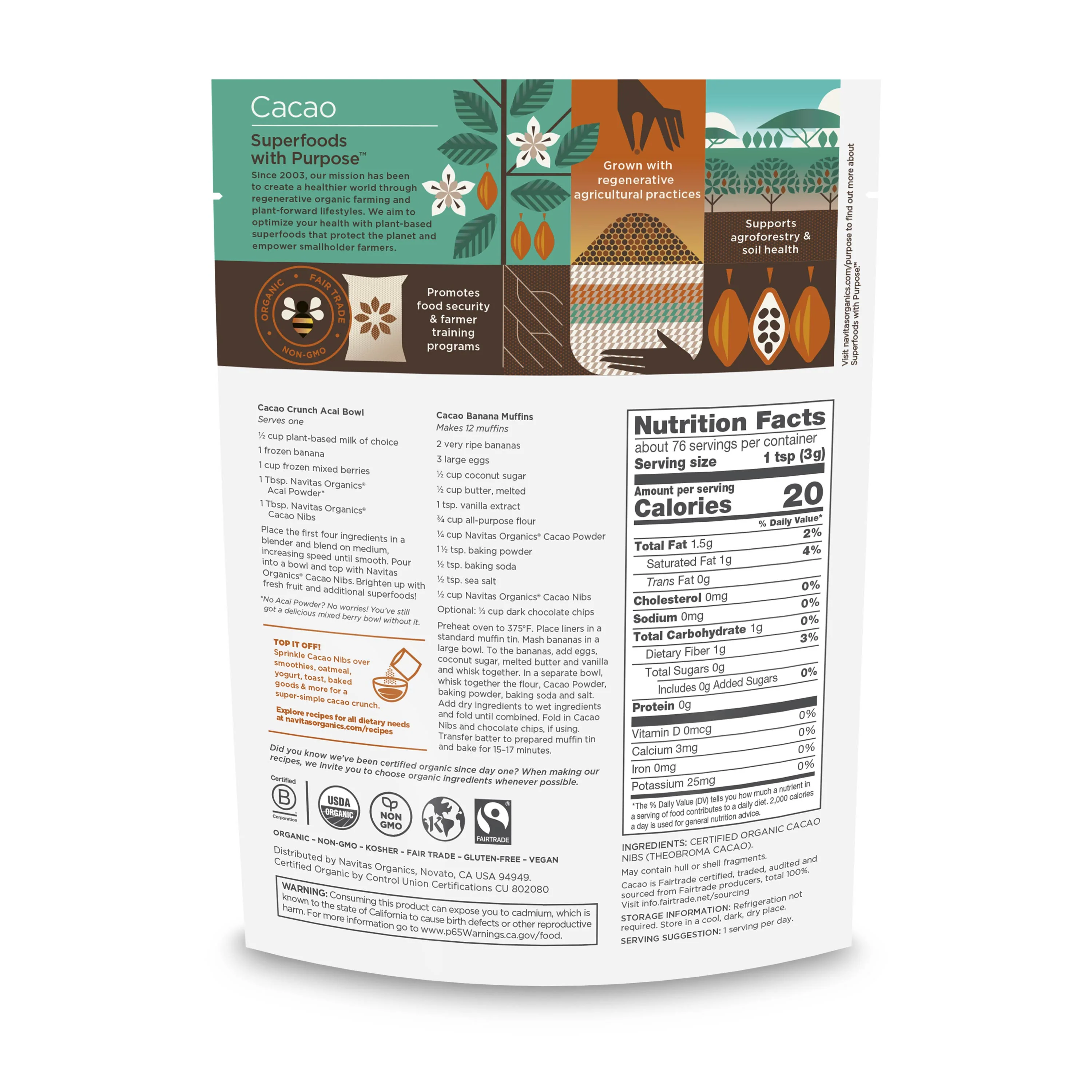Organic Cacao Nibs - Image 3