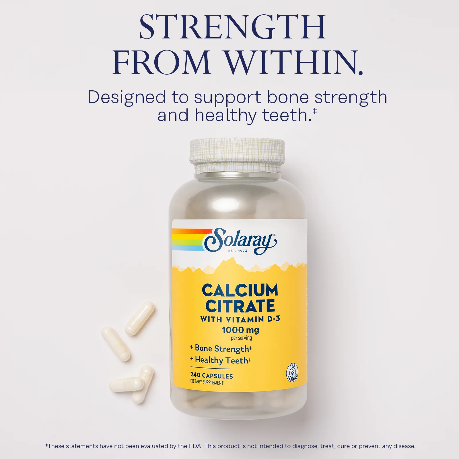 Calcium Citrate with Vitamin D3, 1000 mg - Image 5