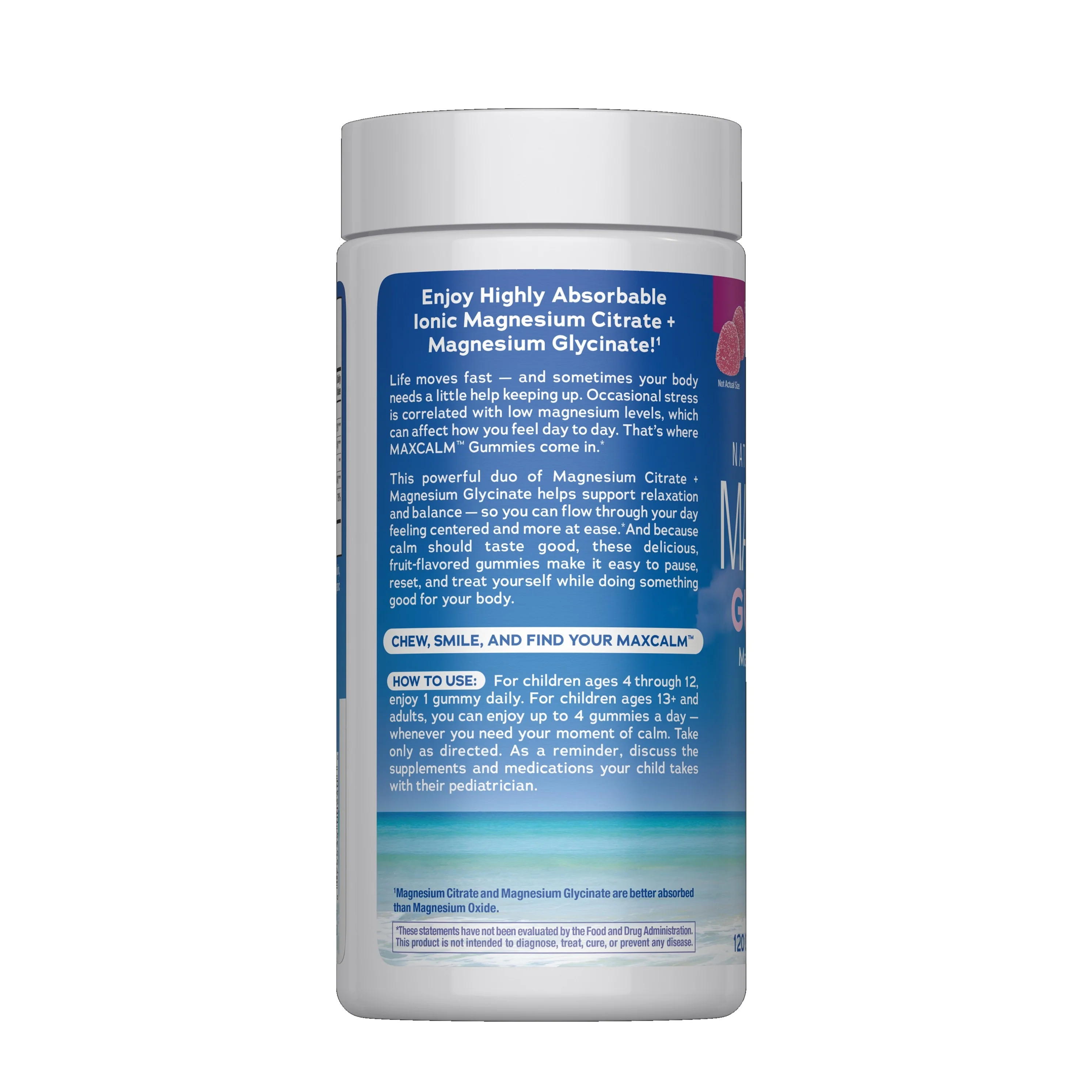 MAXCALM Gummies, Raspberry-Lemon - Image 4
