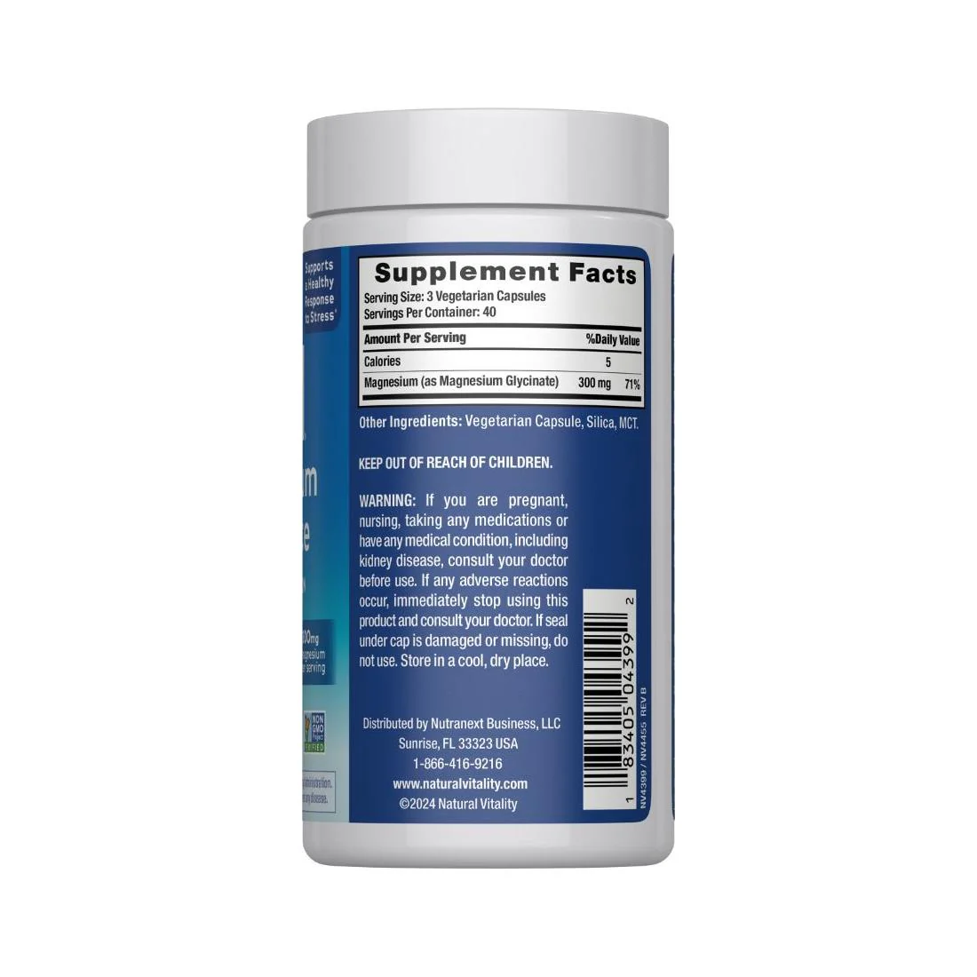 CALM Magnesium Glycinate Capsules - Image 2
