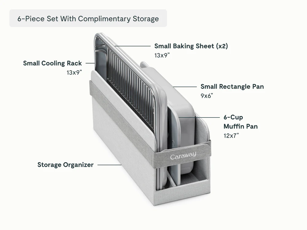 Mini Bakeware Set with Storage - Image 19