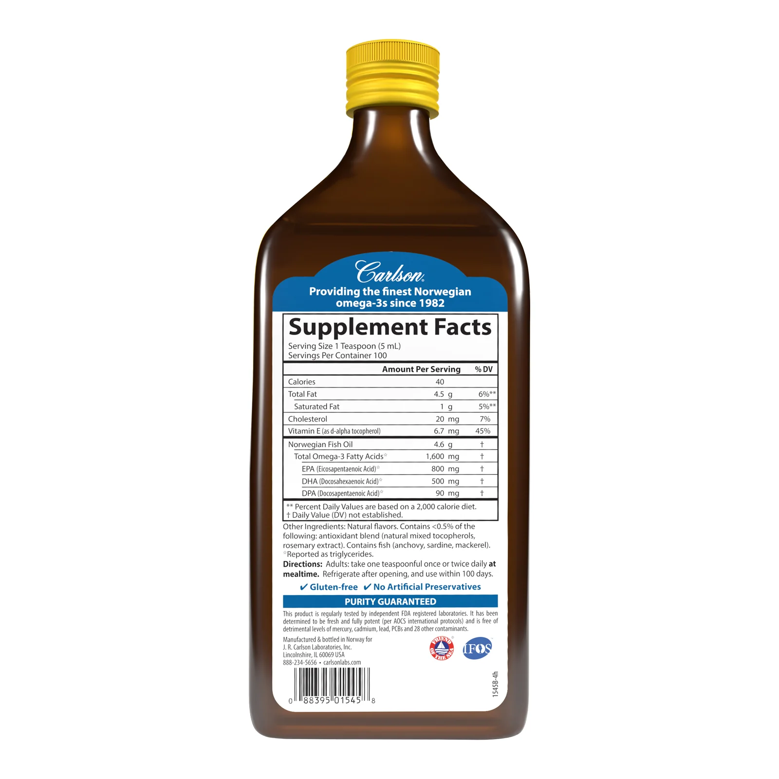 The Very Finest Fish Oil, Lemon Flavor - Image 3