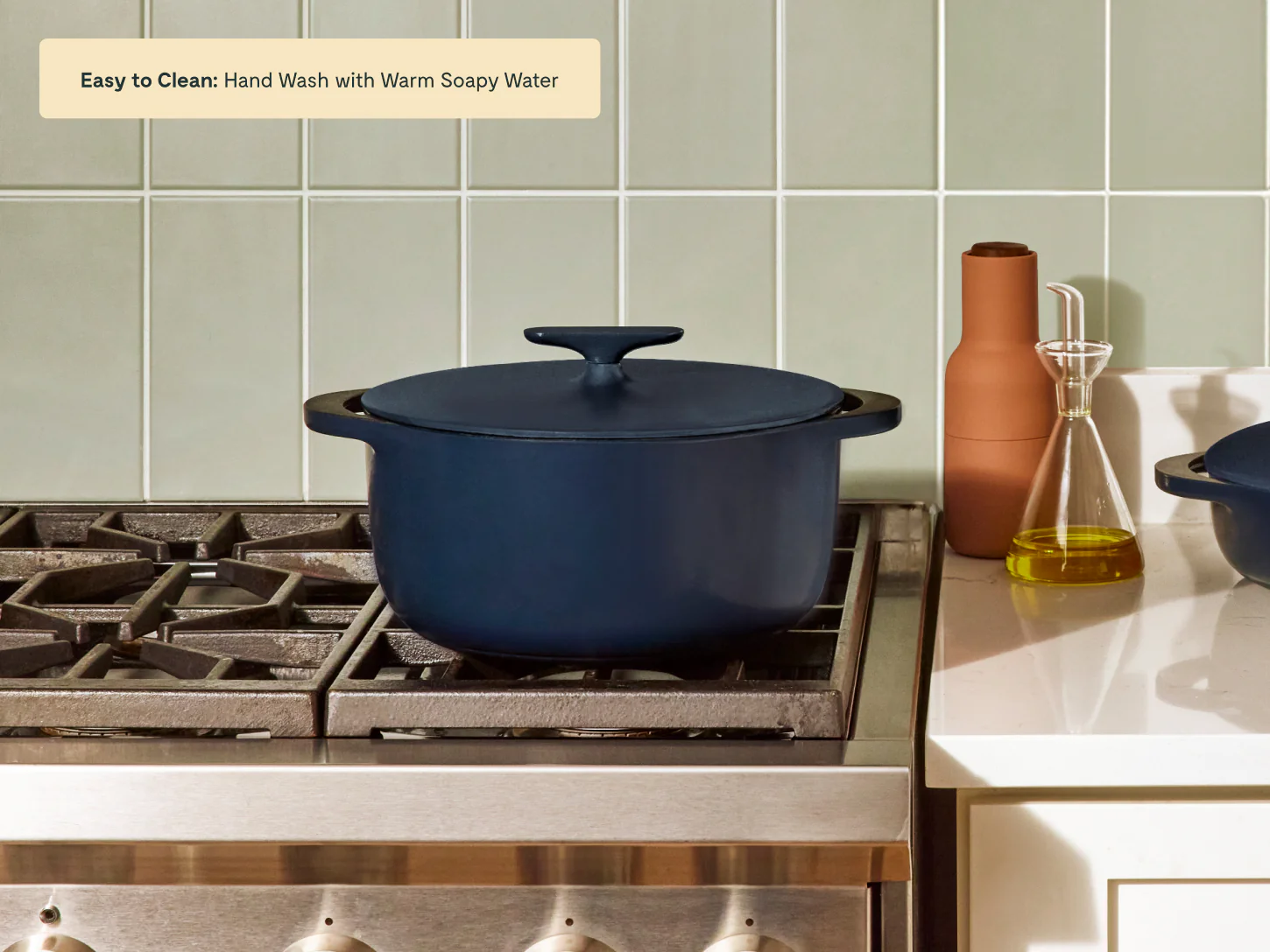 Enameled Cast Iron Dutch Oven with Flat Lid, 6.5 qt - Image 11