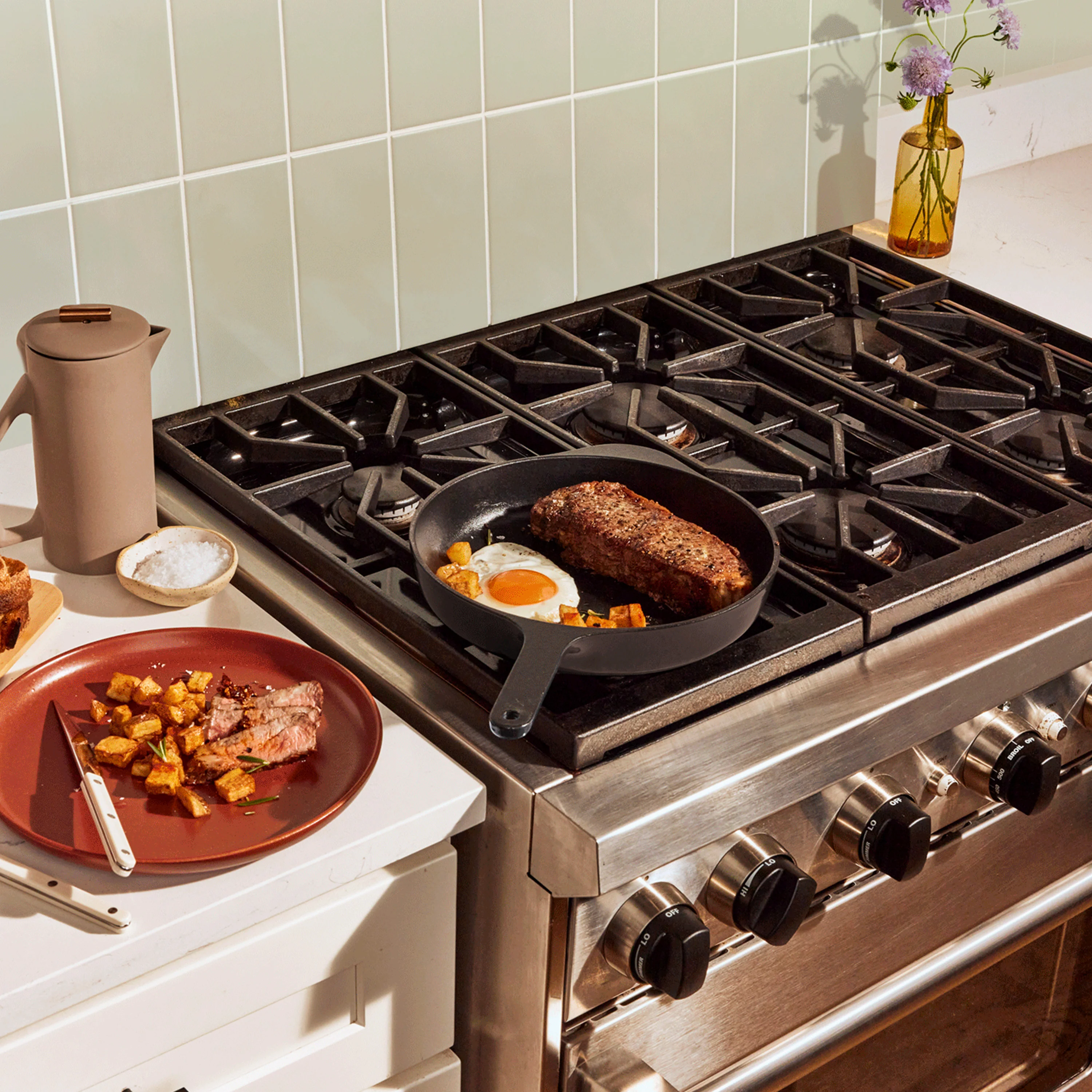 Cast Iron Skillet, 10.5" - Image 9