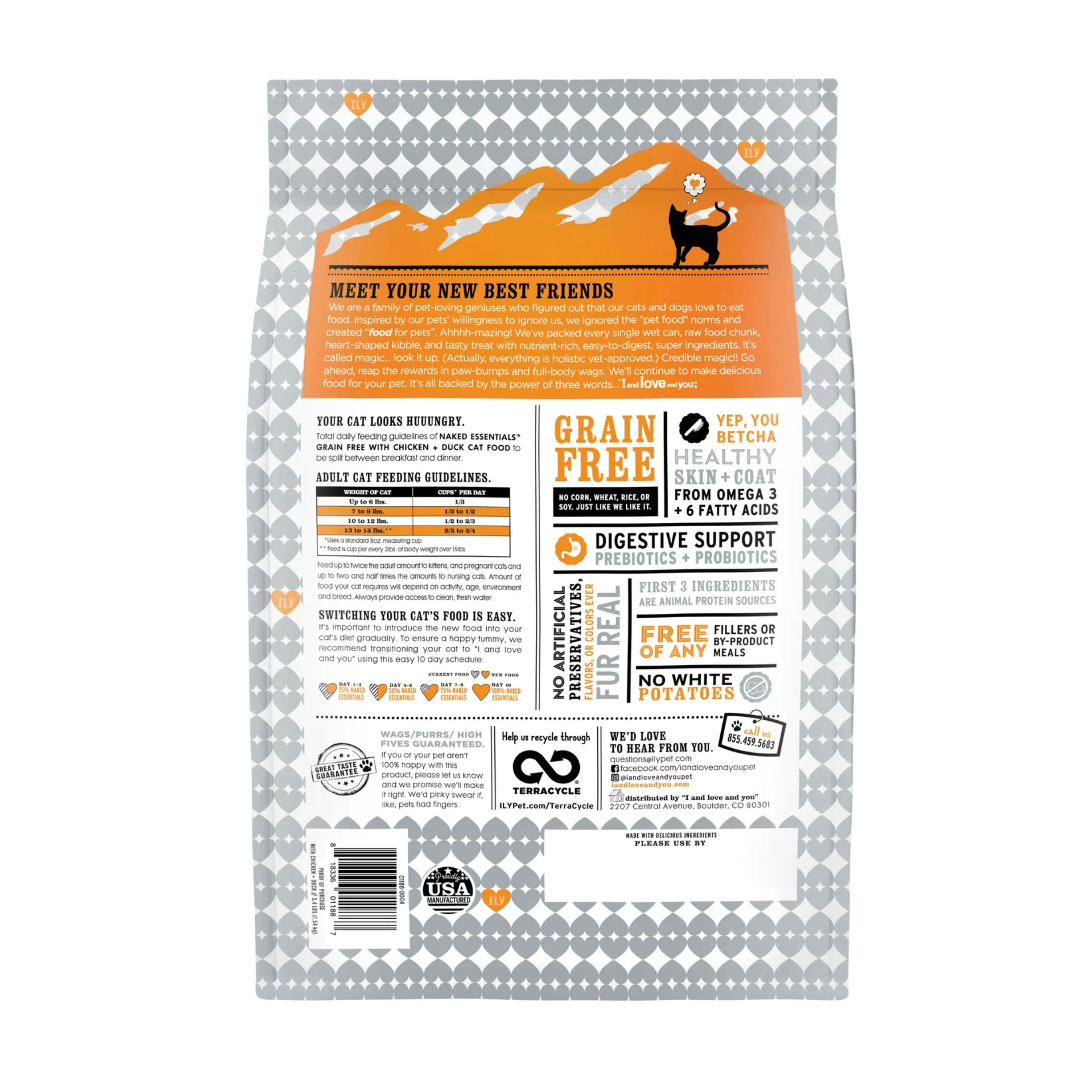 Naked Essentials Chicken & Duck Recipe Dry Cat Food - Image 2