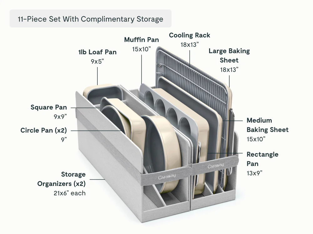 Ceramic Bakeware Set - With Complimentary Storage - Image 11