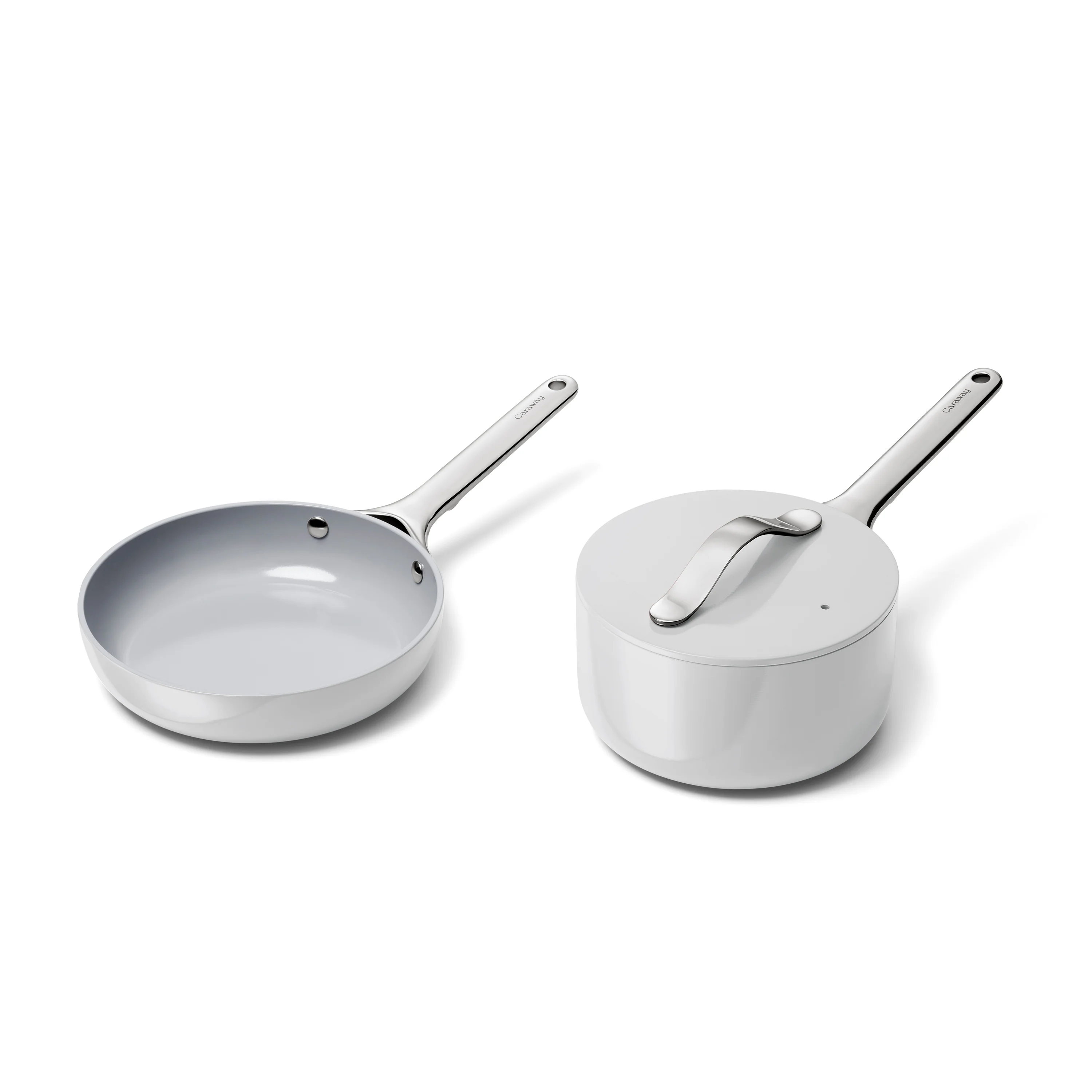 Ceramic Mini Fry Pan & Mini Sauce Pan Duo - Image 2