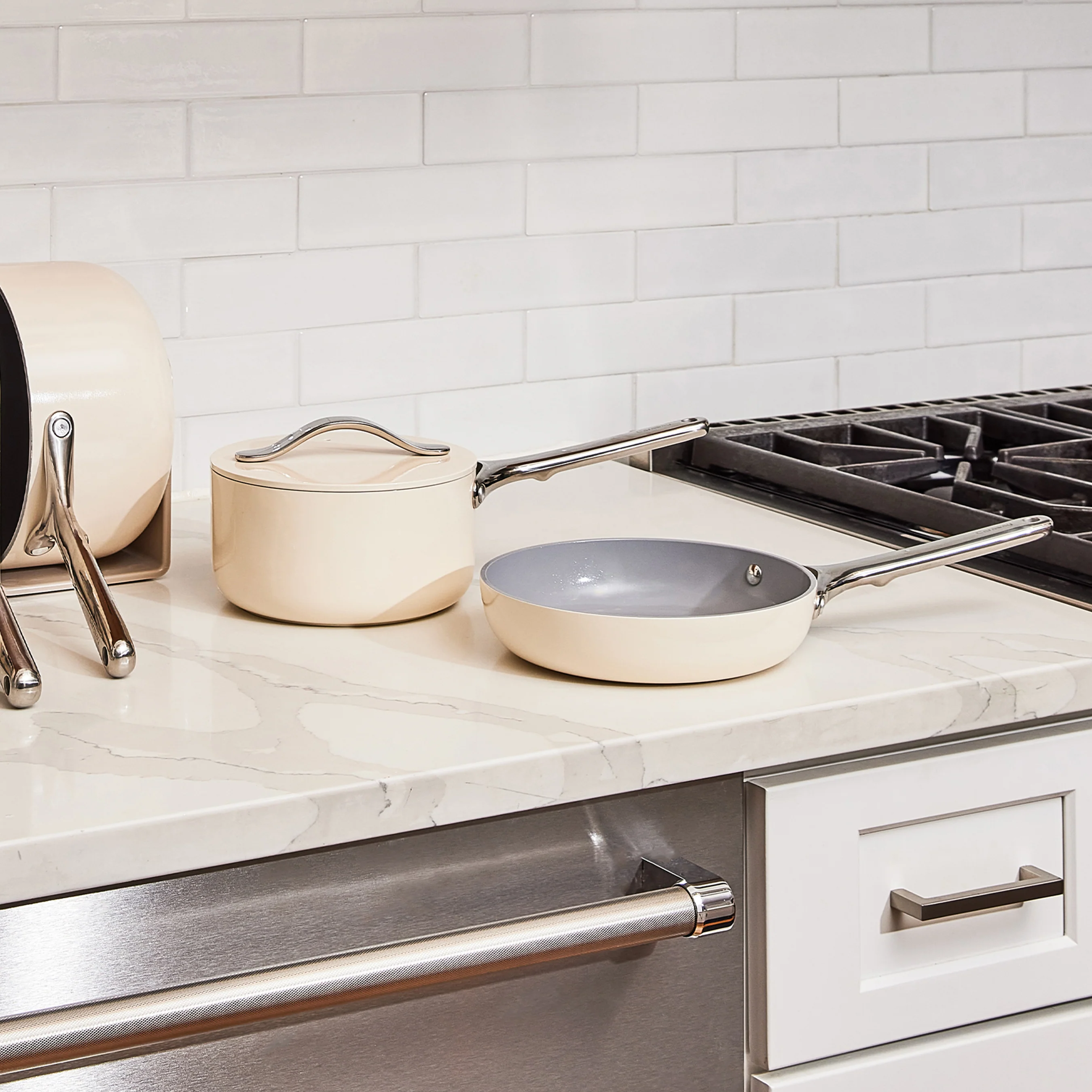 Ceramic Mini Fry Pan & Mini Sauce Pan Duo - Image 21