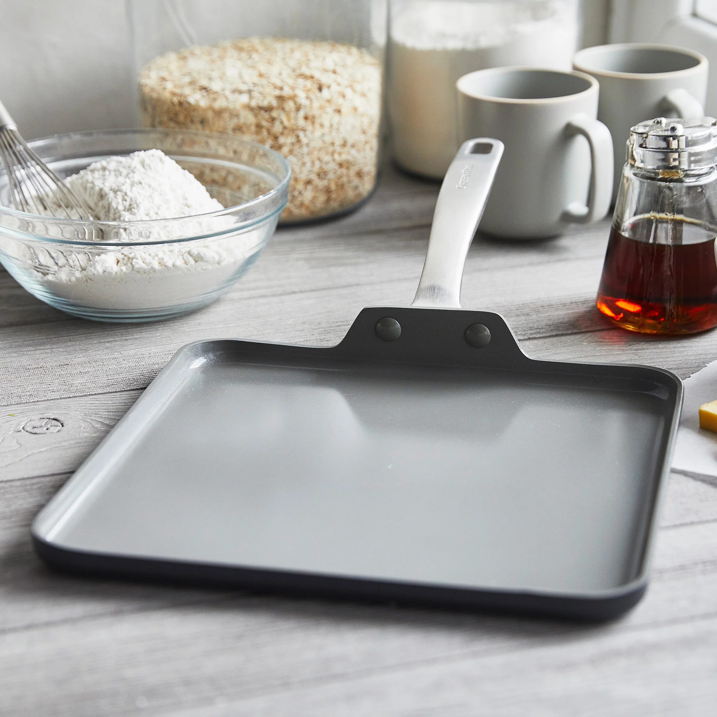 Chatham Ceramic Nonstick Griddle Pan, 11" - Image 4