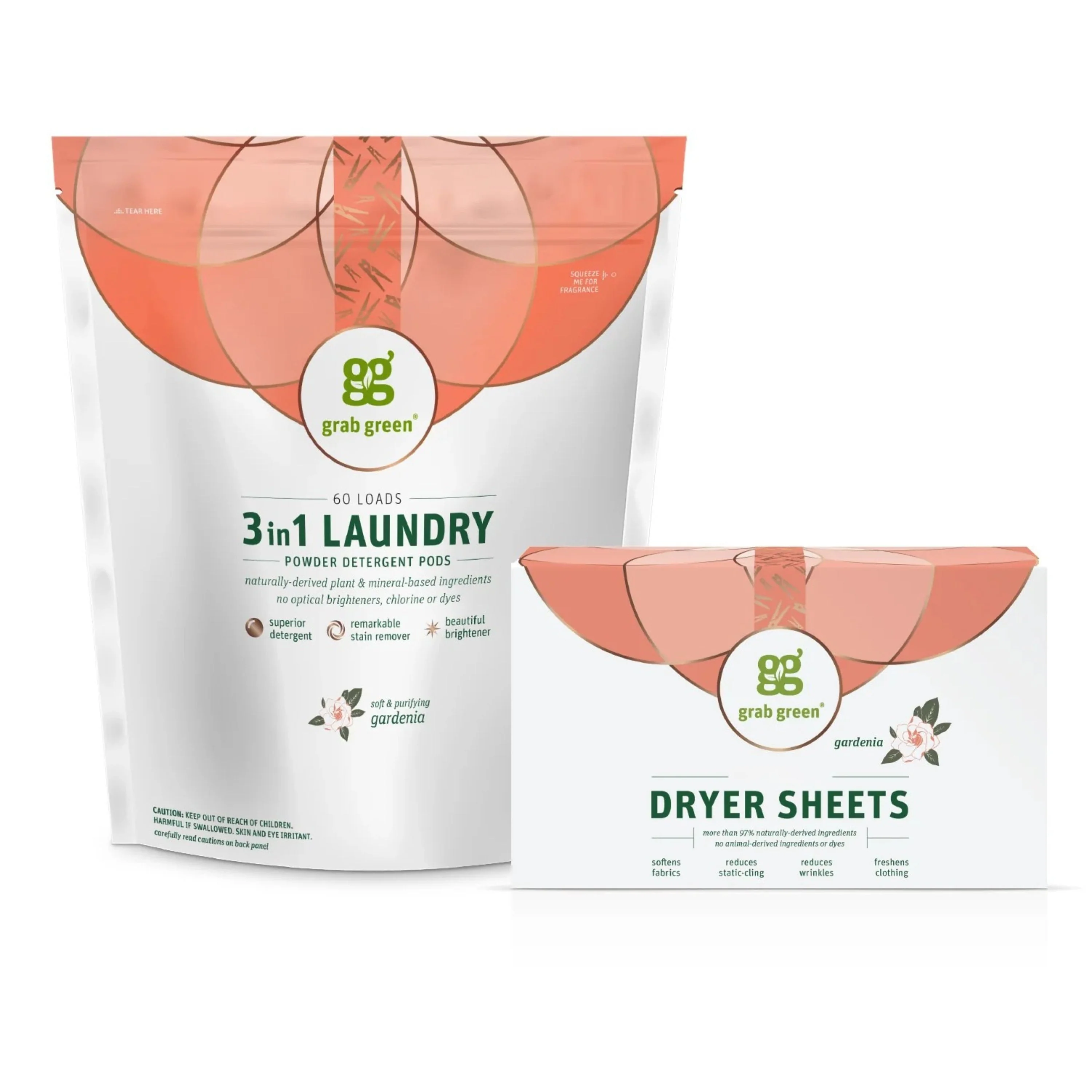 Classic 3 in 1 Laundry Detergent Pods + Dryer Sheets Kit - Image 2