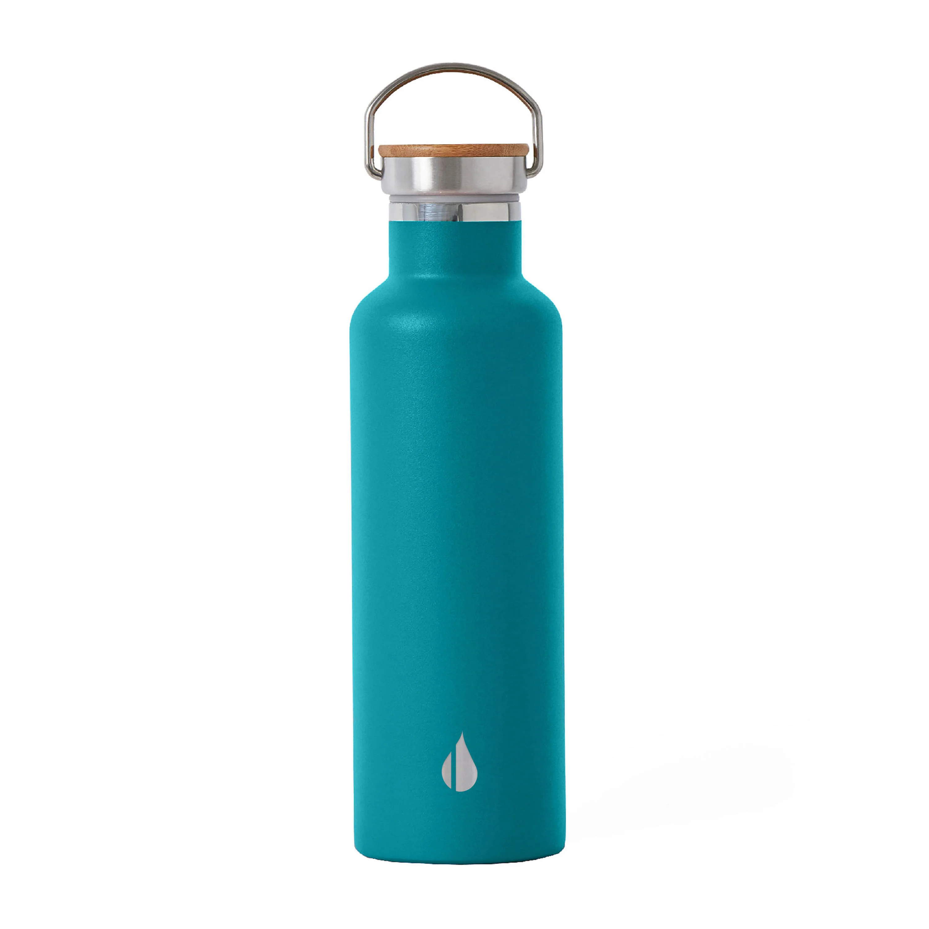 Classic Stainless Steel + Bamboo Lid Bottle - Image 7