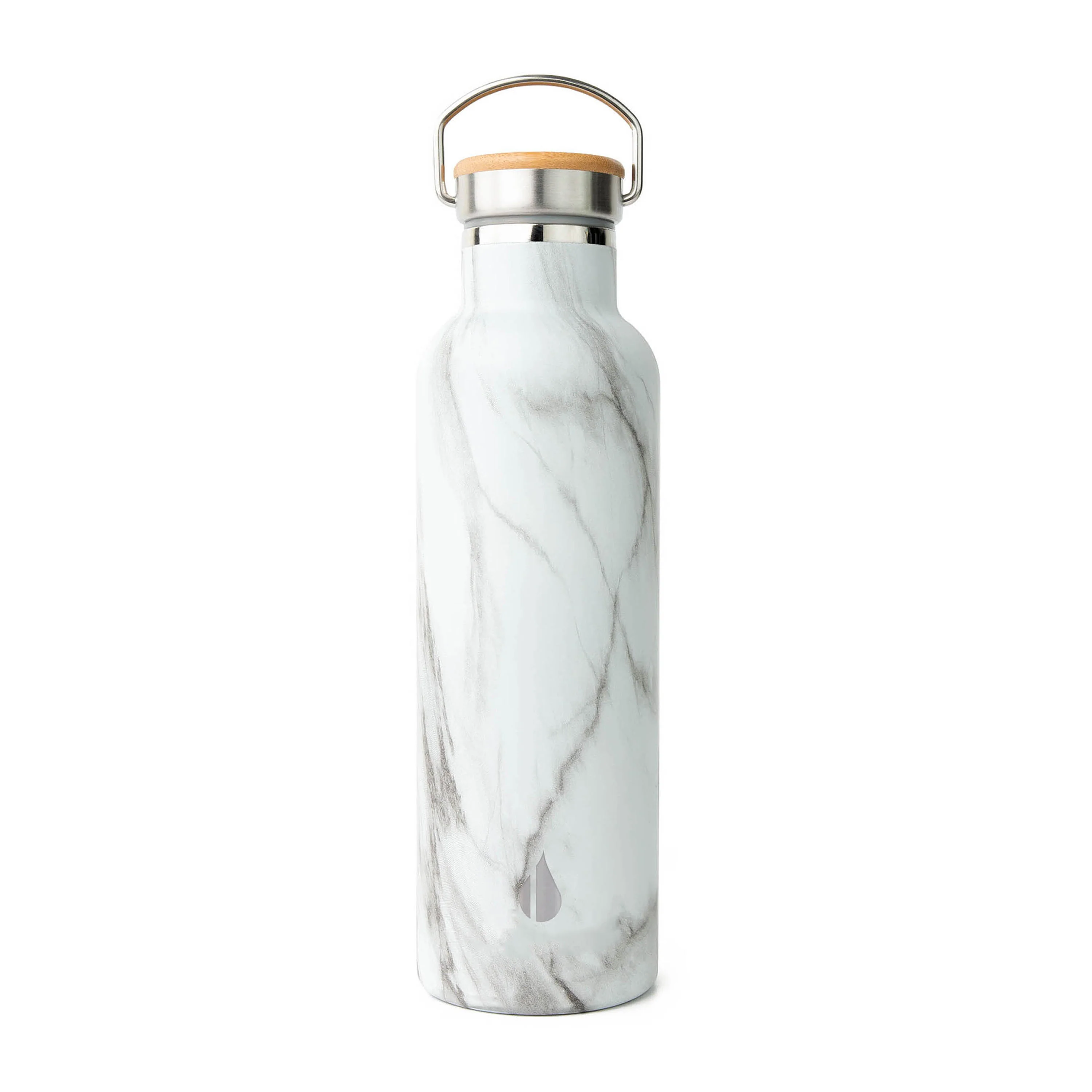 Classic Stainless Steel + Bamboo Lid Bottle - Image 9