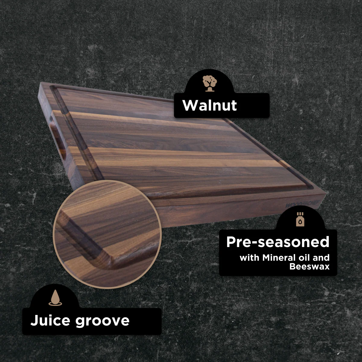 Classic Wood Butcher Block - 100% FSC Certified - Image 9