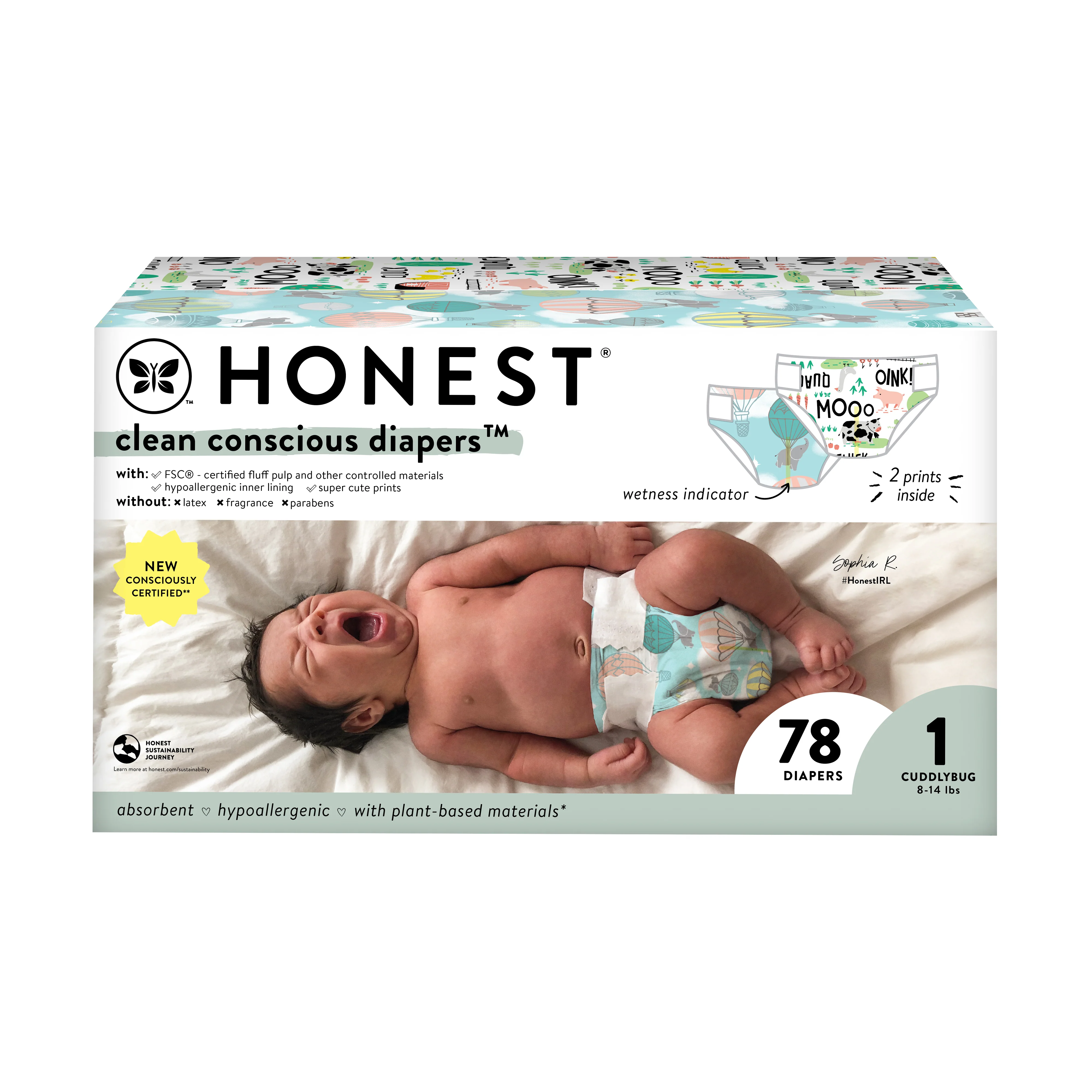 Clean Conscious™ Disposable Diapers Box - Image 5
