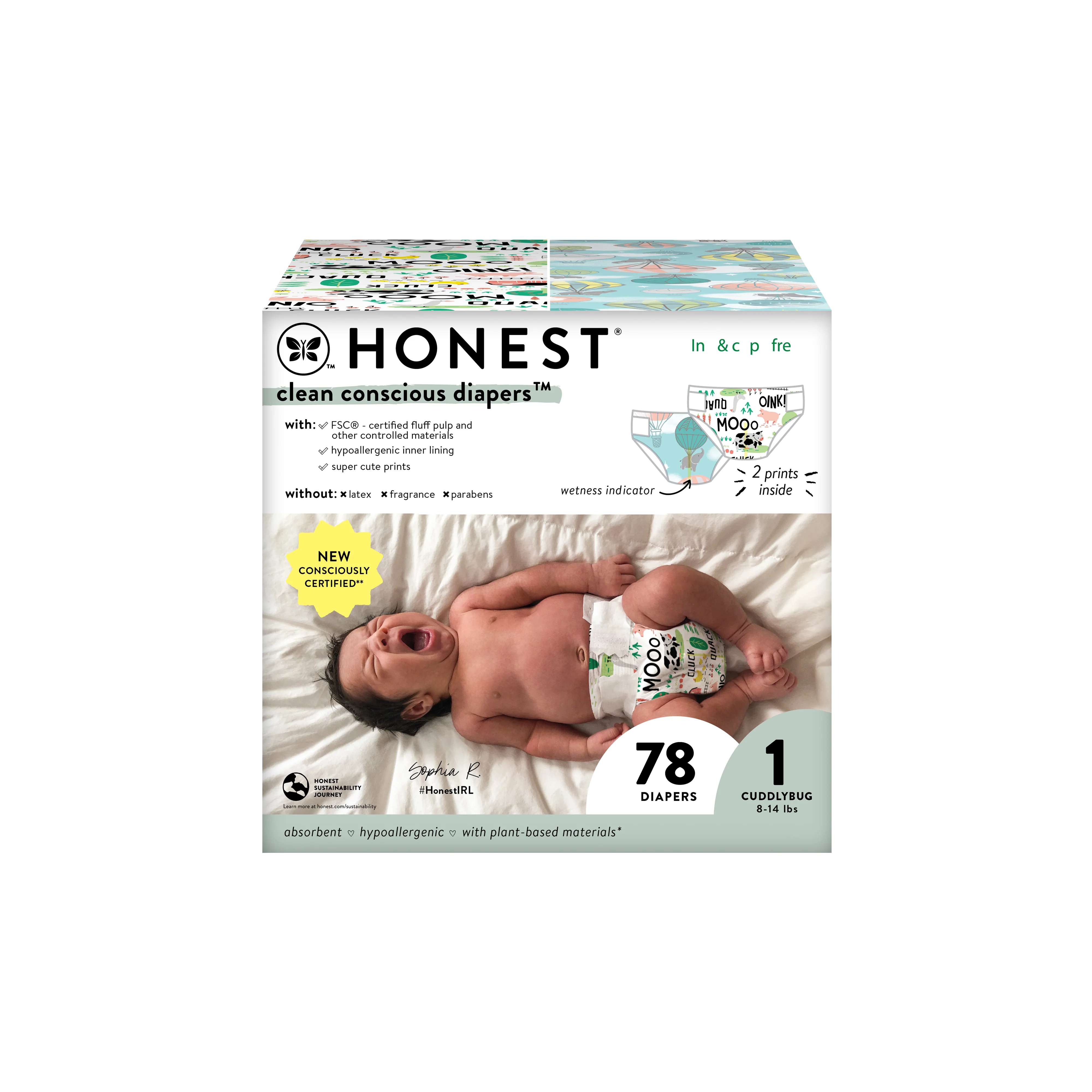 Clean Conscious™ Disposable Diapers Box - Image 6