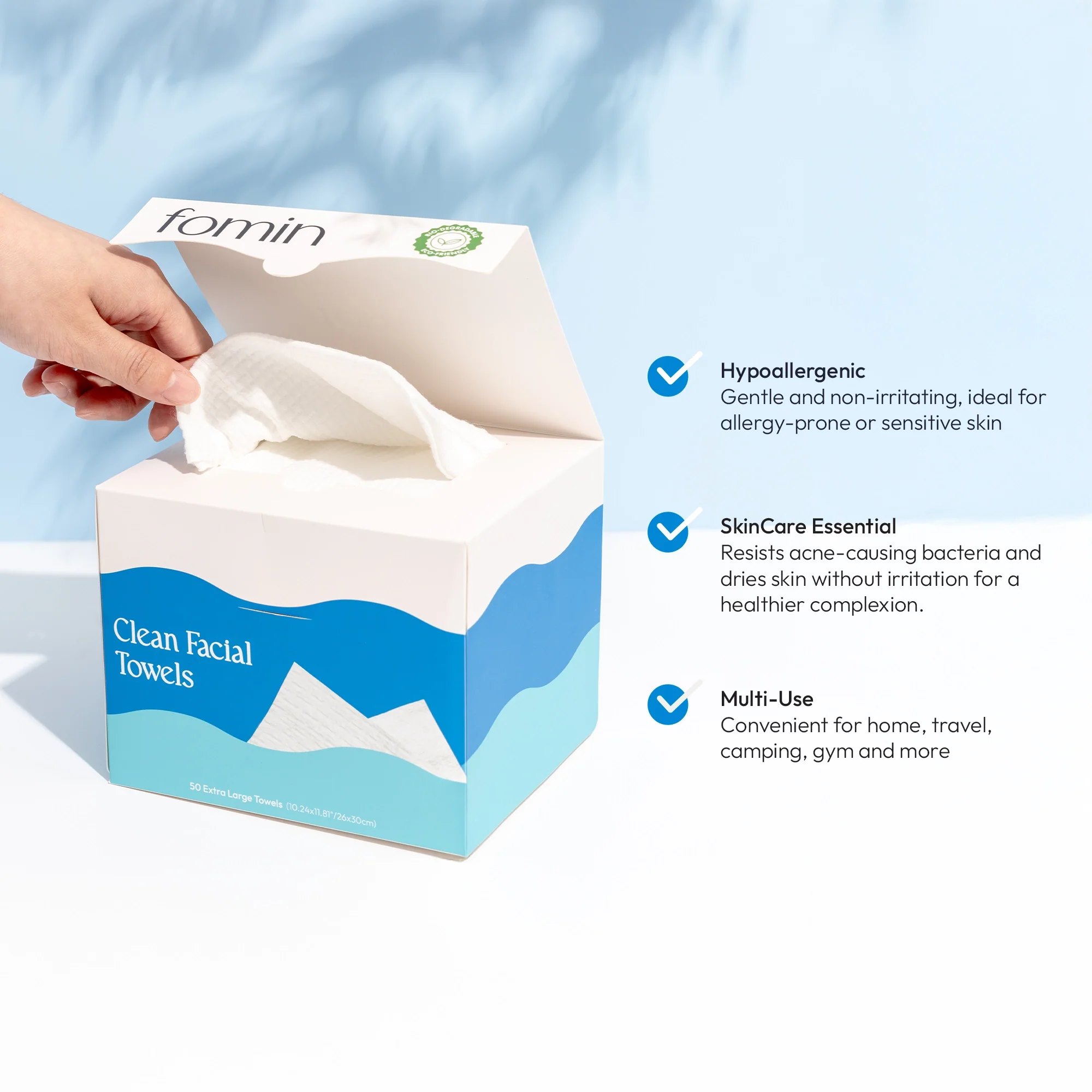 Clean Facial Towels, Fragrance Free - Image 12