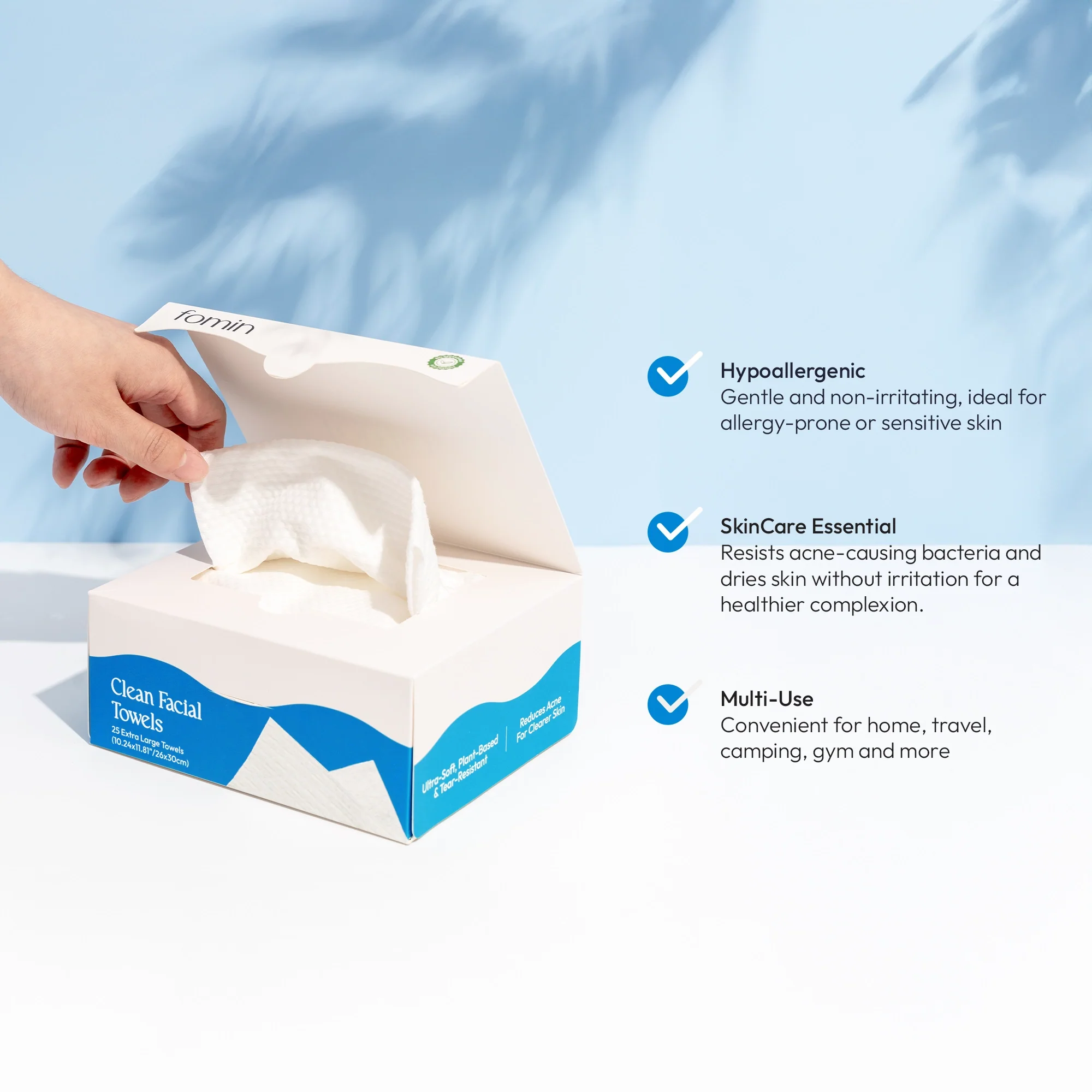 Clean Facial Towels, Fragrance Free - Image 5