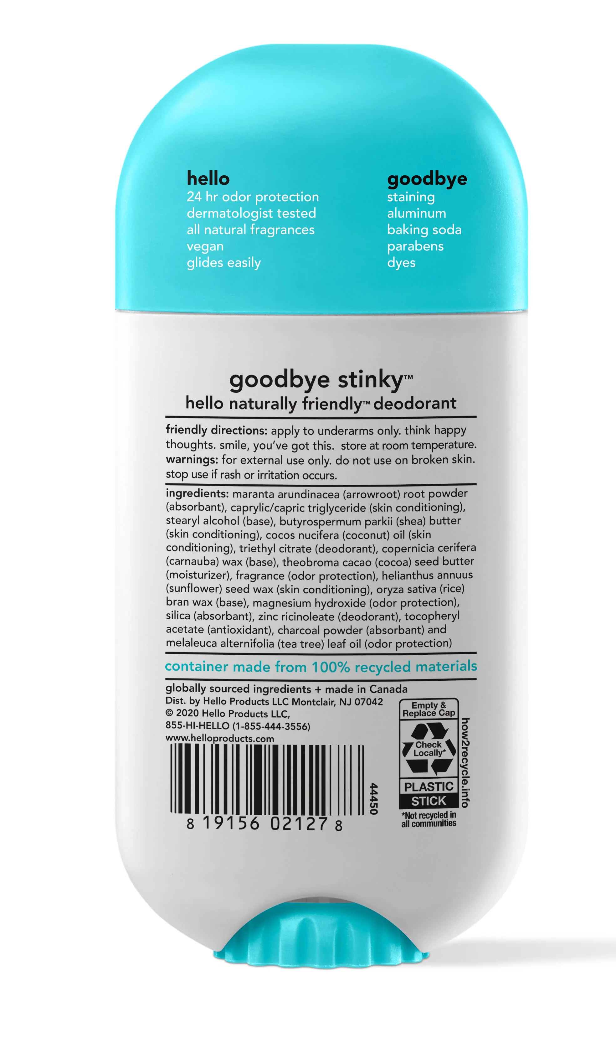 Clean + Fresh Deodorant with Activated Charcoal - Image 2