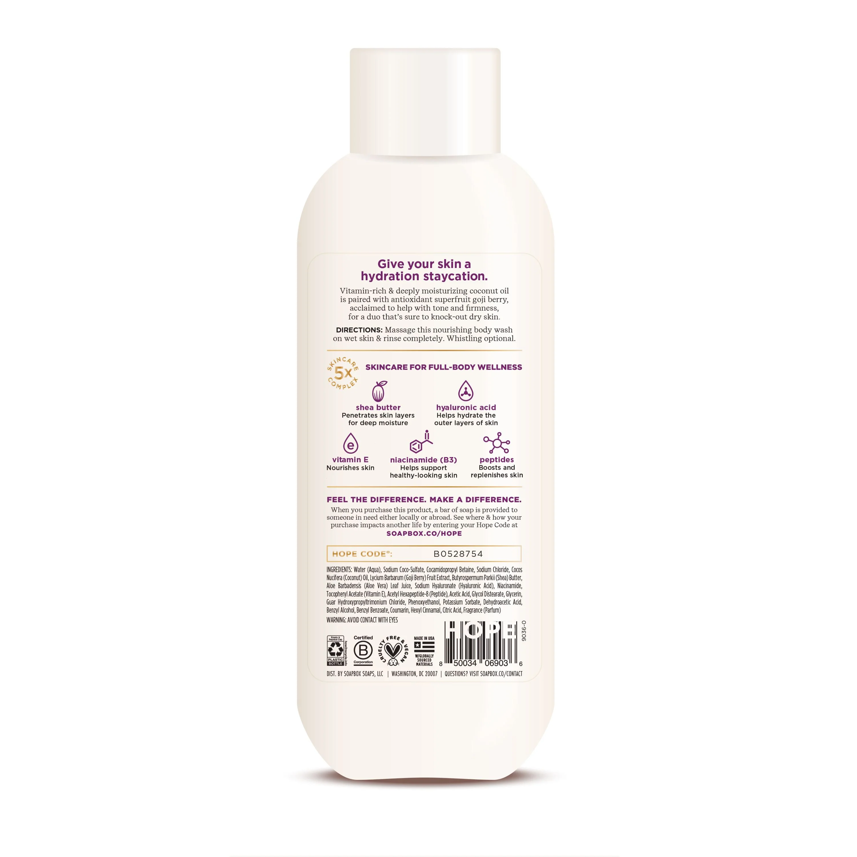 Coconut + Goji Berry Nourishing Body Wash - Image 2