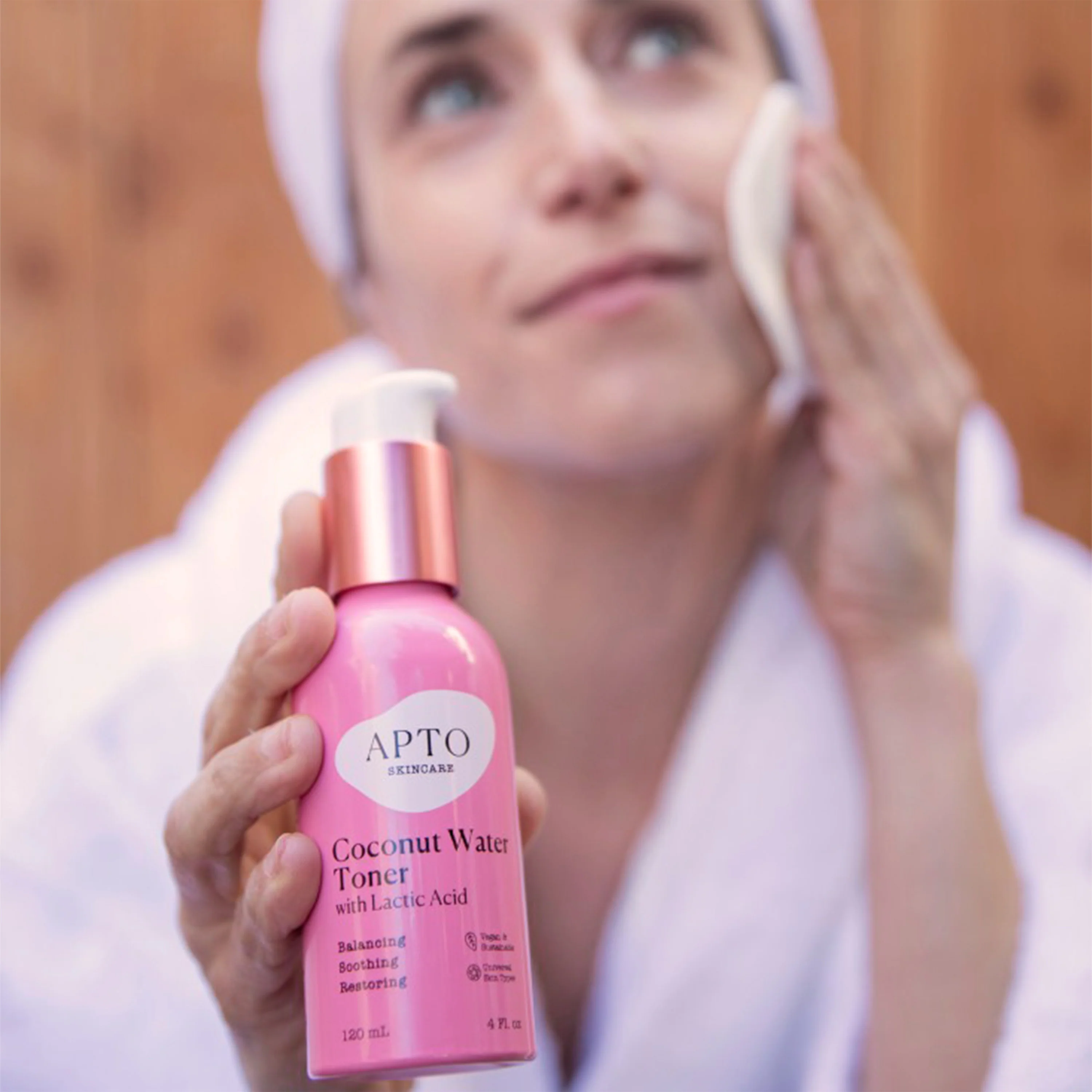 Coconut Water Toner with Lactic Acid, Balancing & Hydrating Toner - Image 5