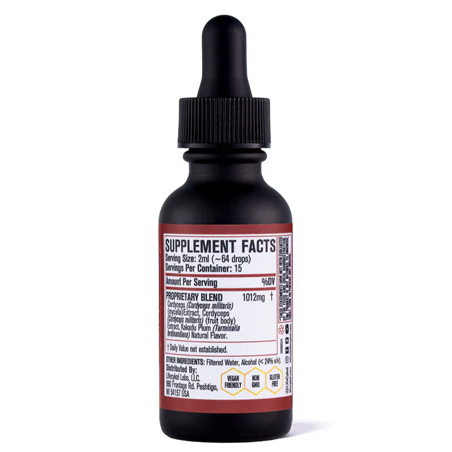 Cordyceps+ Liquid Double Extract - Energy & Endurance Support - Image 2