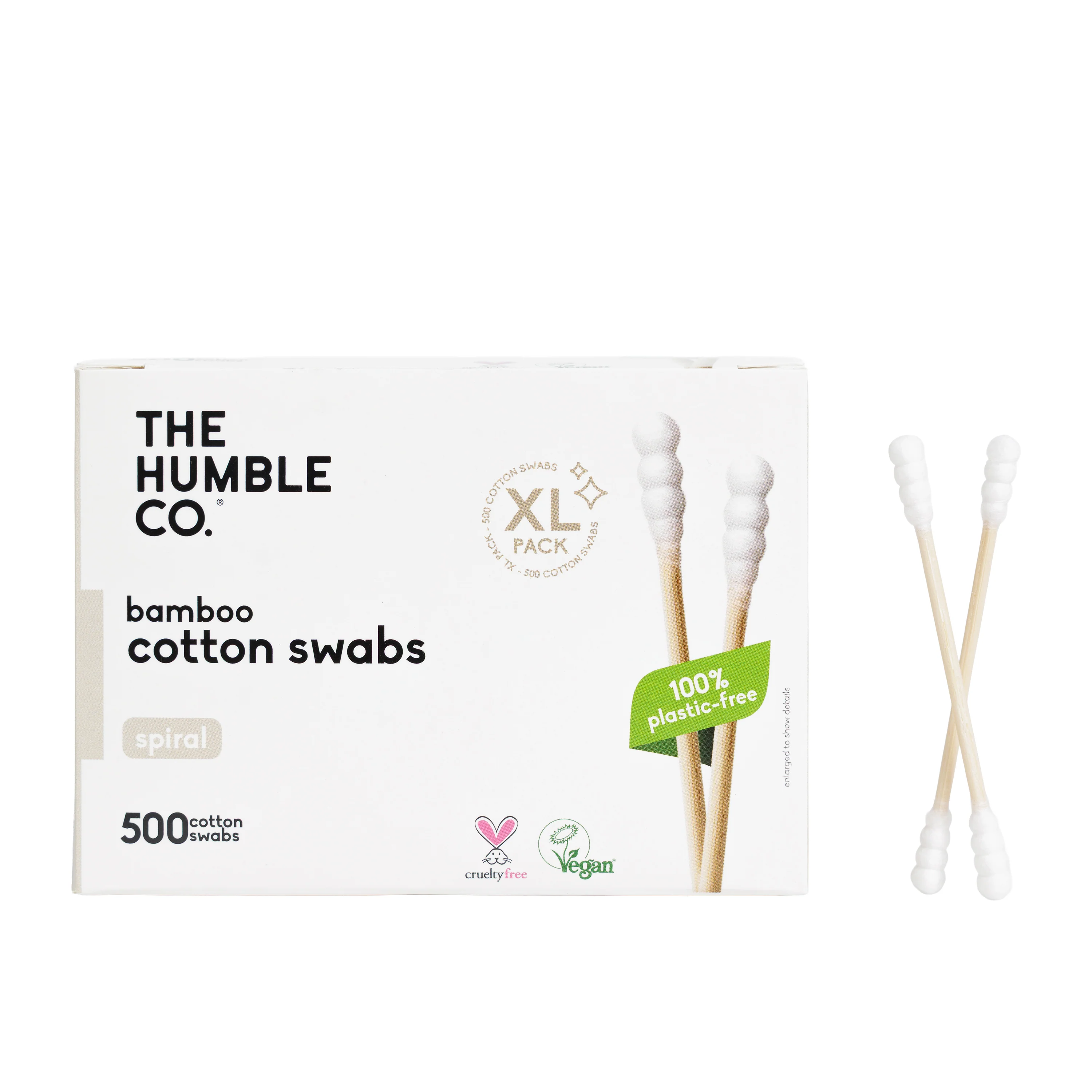 Cotton Swabs - Spiral Tip - White - Image 2