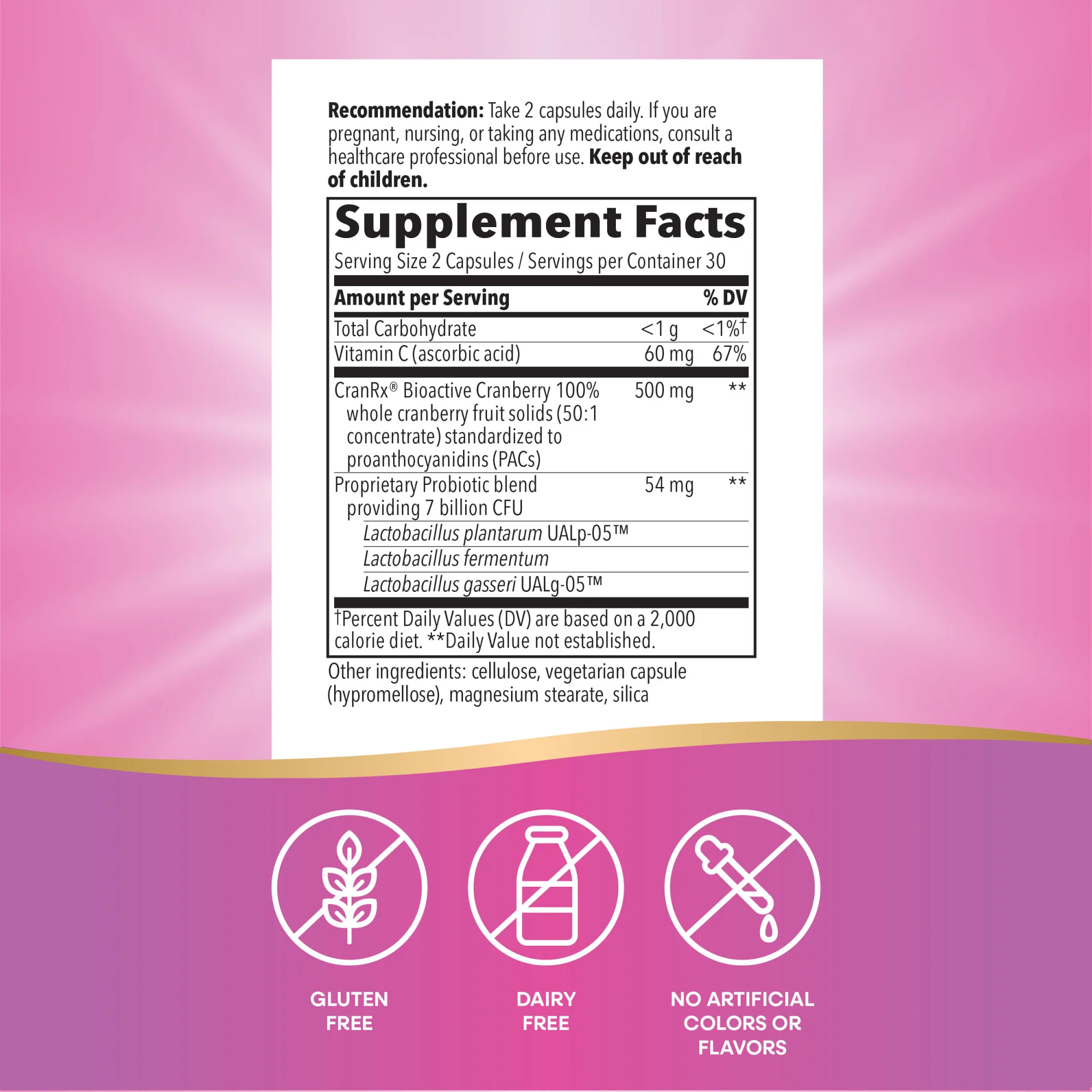 CranRx® Women's Care with Probiotics - Image 3