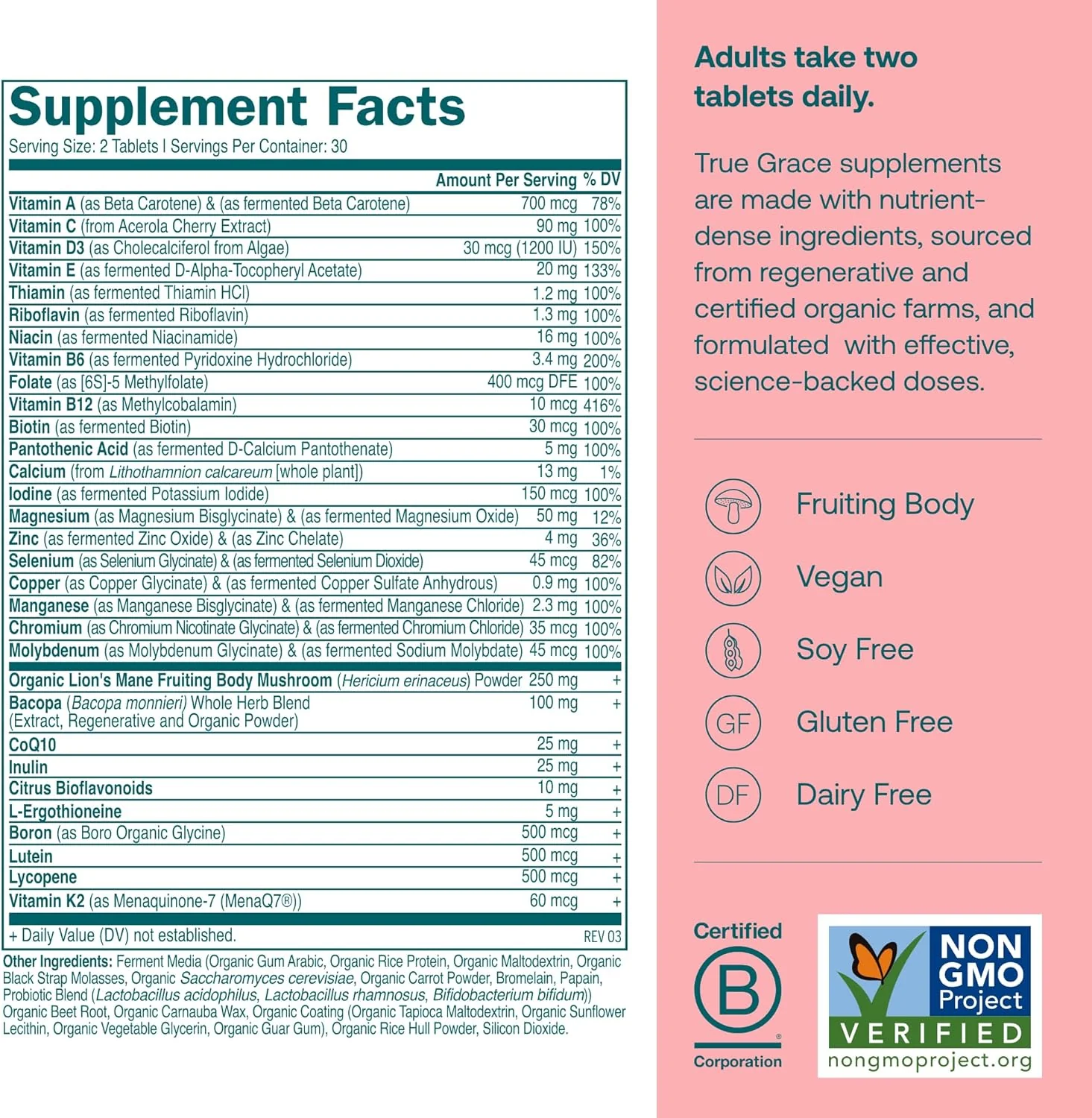 Daily Women’s 50+ Multivitamin Tablets - Longevity & Memory Support* - Image 6
