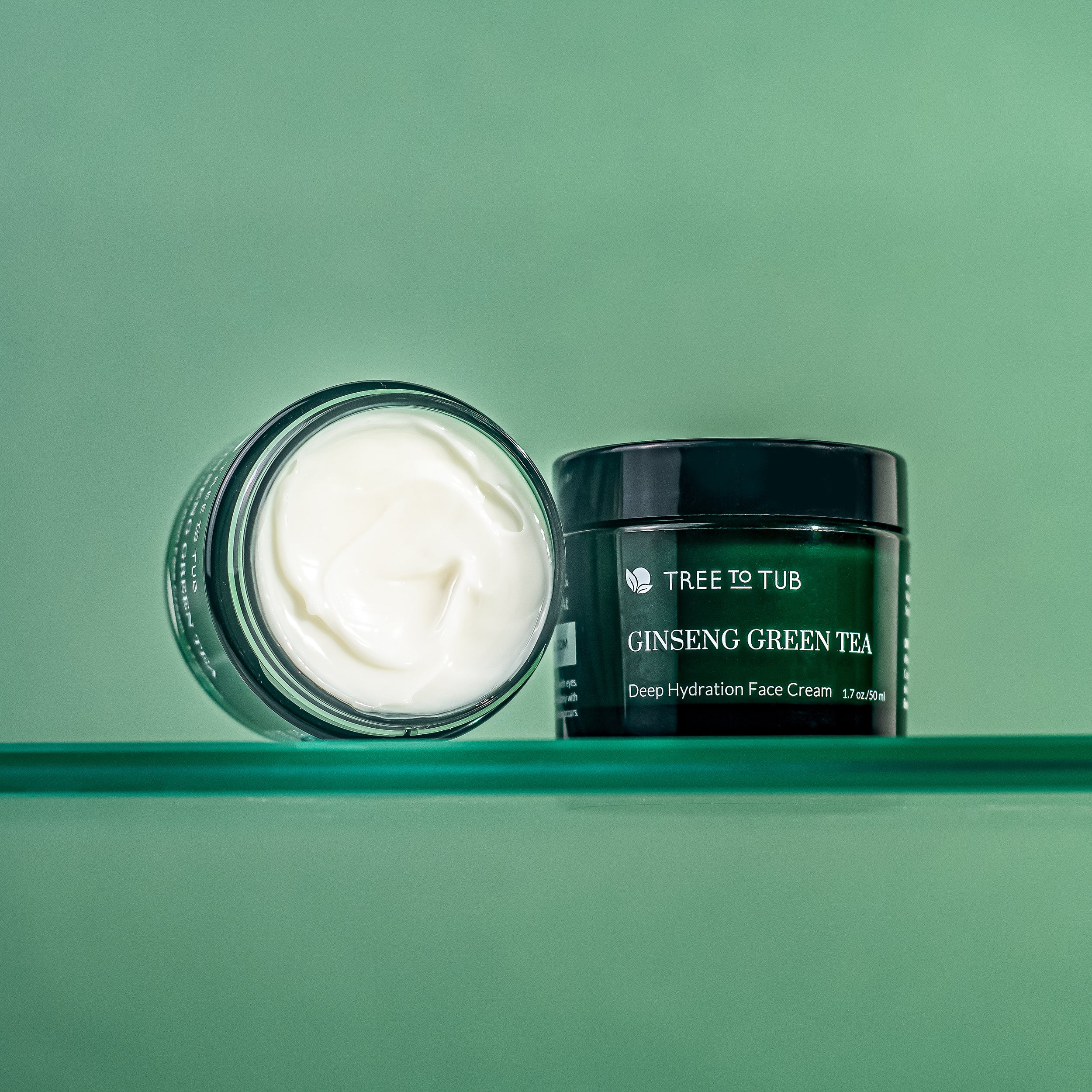 Deep Hydrating Face Moisturizer for Sensitive Skin with Green Tea - Image 6