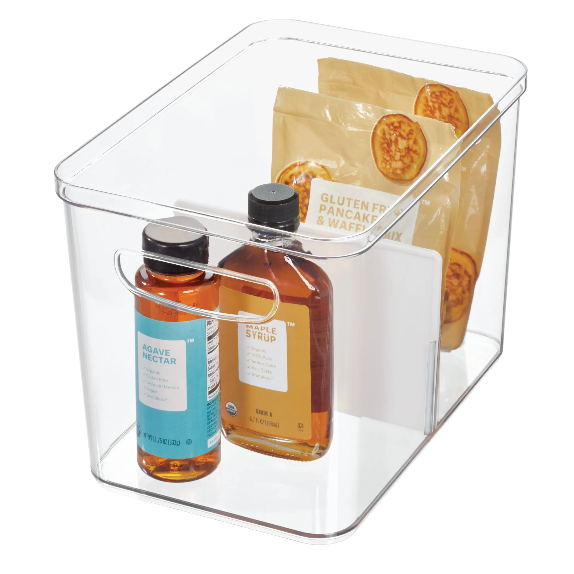 Divided Organizer Bin with Handles made with Recycled Plastic - Image 4