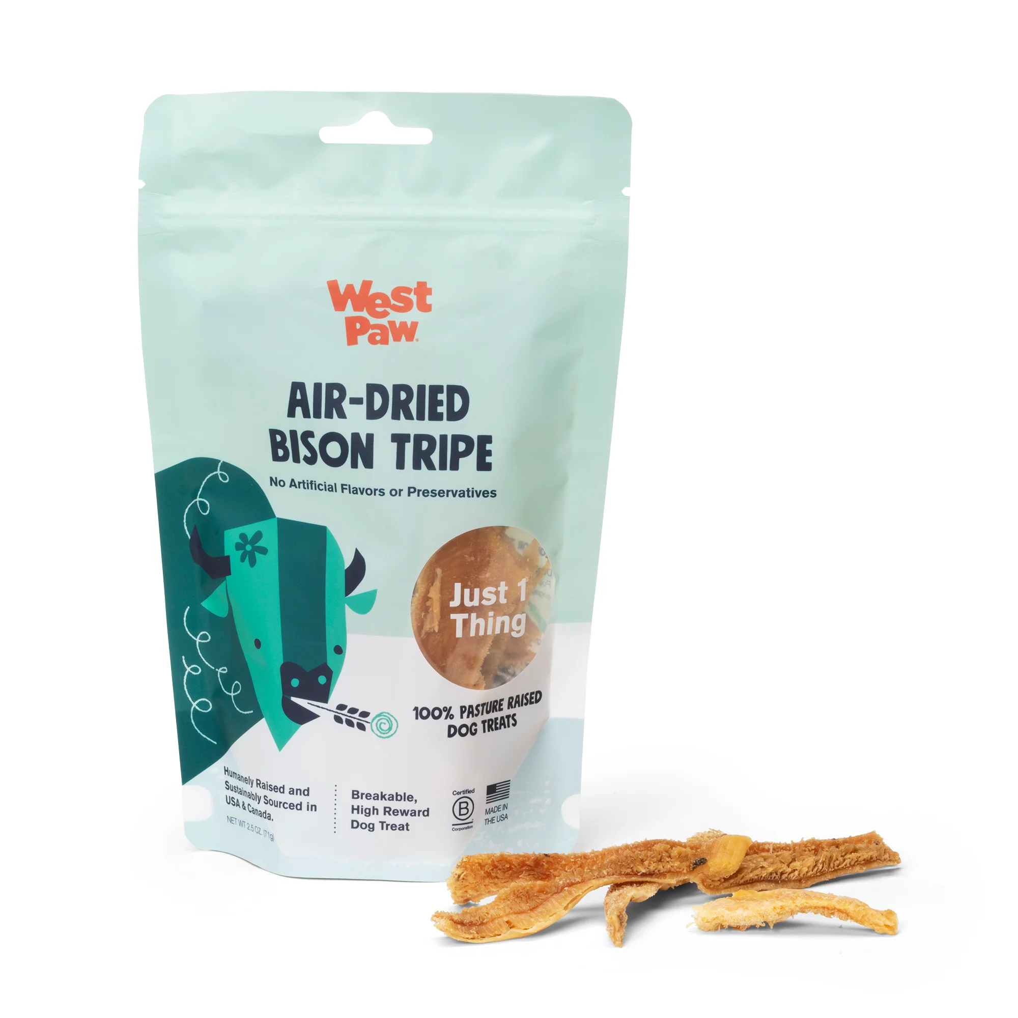 Dog Treat - Air-Dried Bison Tripe, Natural Source of Protein & Omegas - Image 3