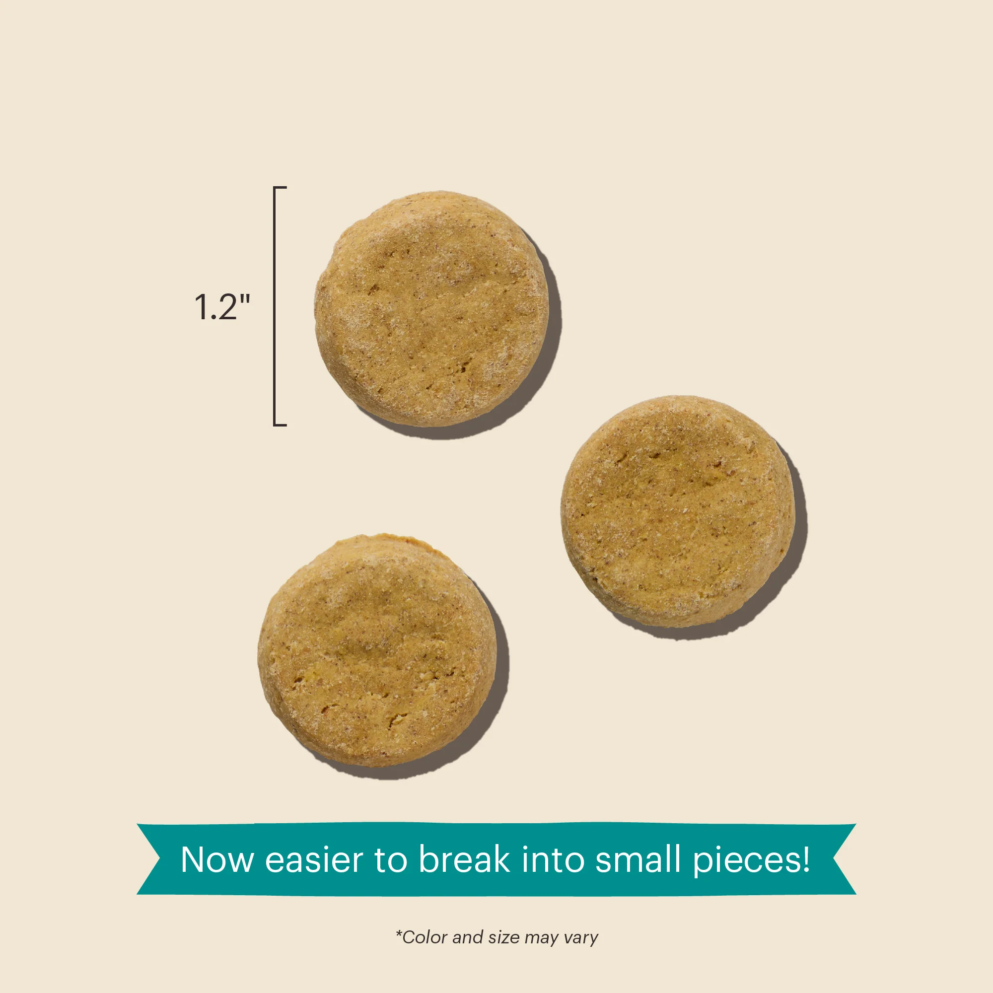 Dog Treat Peanut Butter & Honey Goat's Milk N' Cookies - Image 6