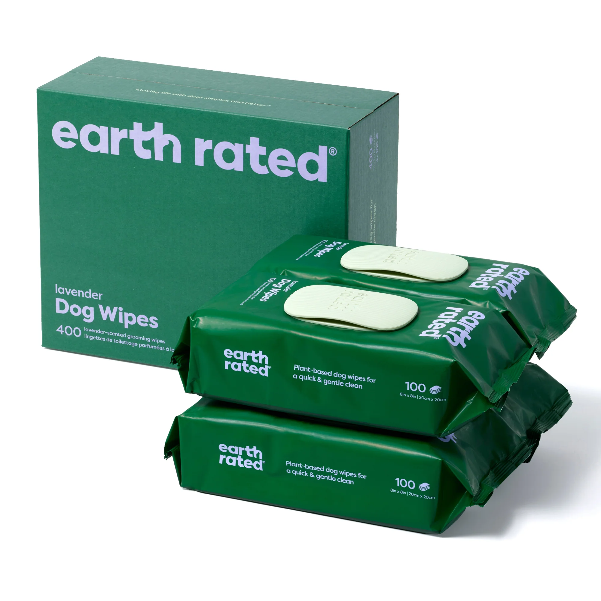 Dog Grooming Wipes – Extra Thick, Lavender Scented - Image 3