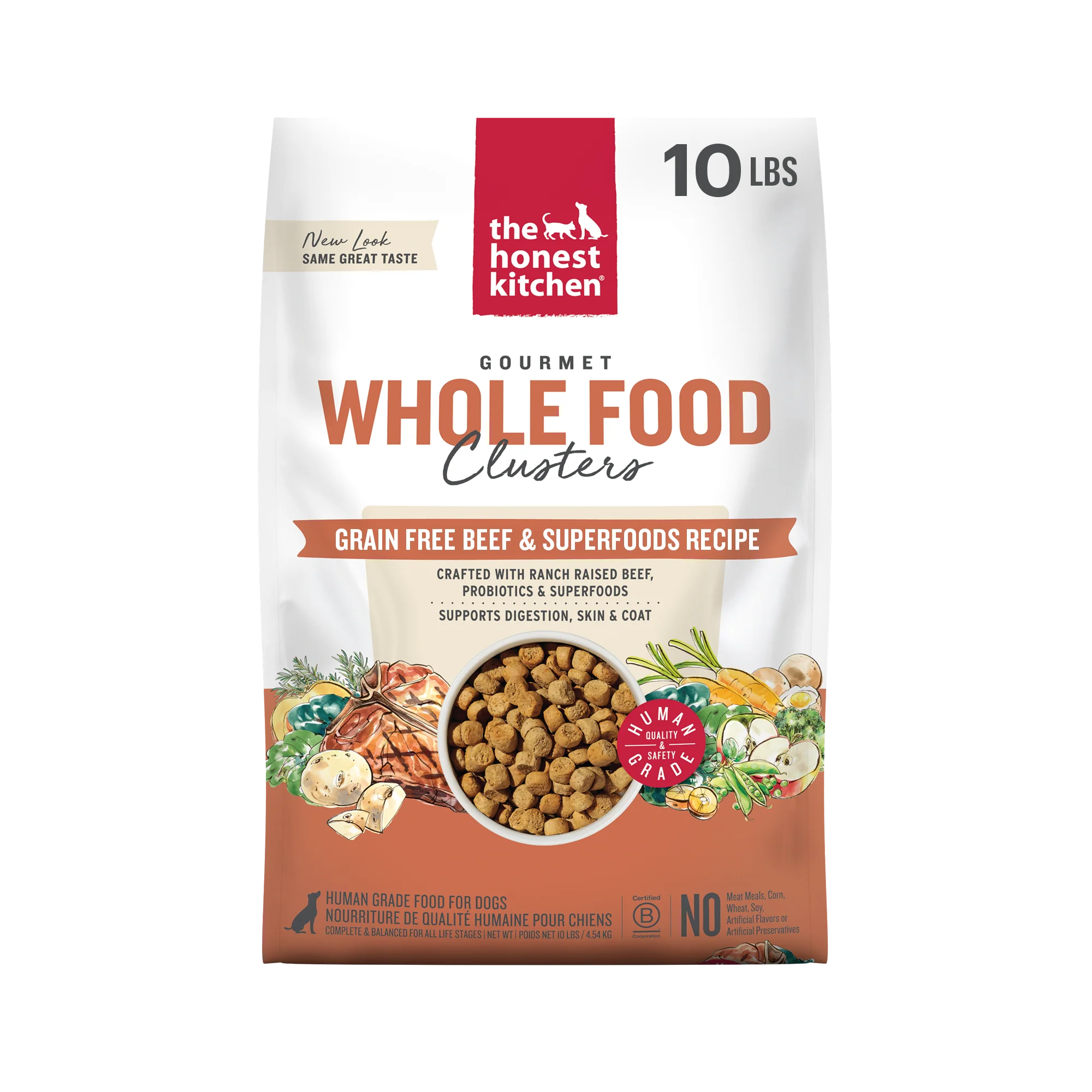 Dry Dog Food, Grain Free Beef Whole Food Clusters - Image 13