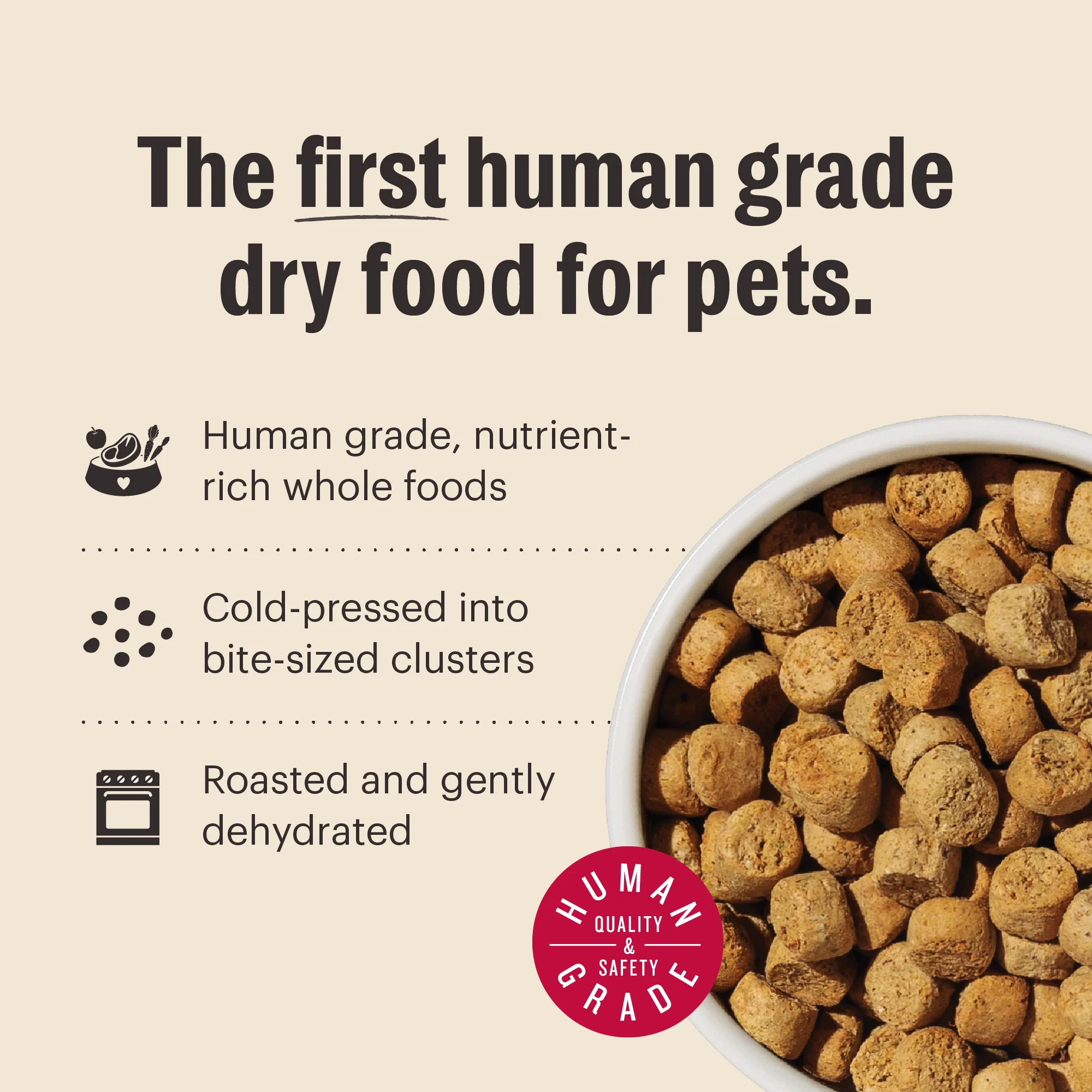 Dry Dog Food, Grain Free Chicken Whole Food Clusters - Image 4