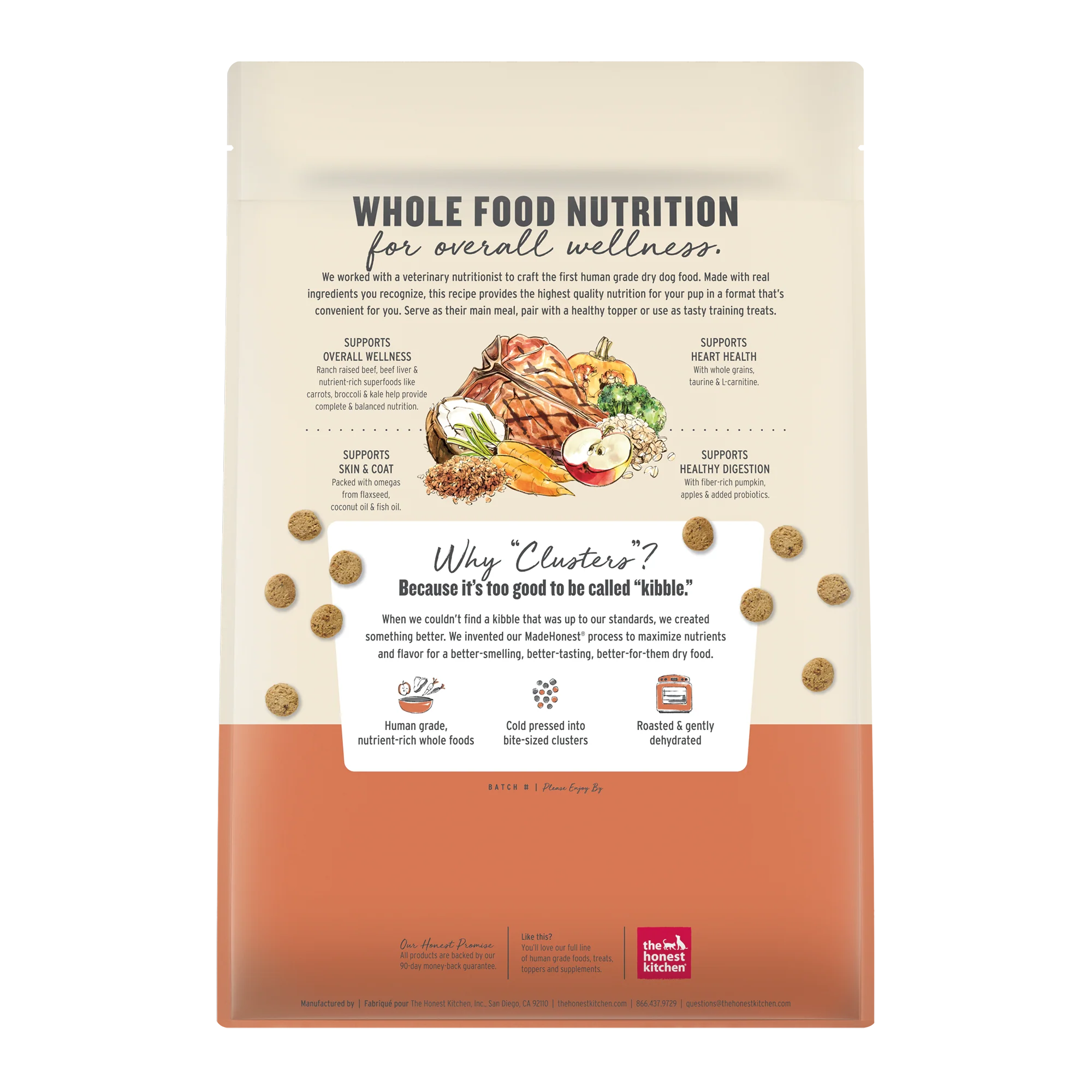 Dry Dog Food, Whole Grain Beef & Oat Whole Food Clusters - Image 10