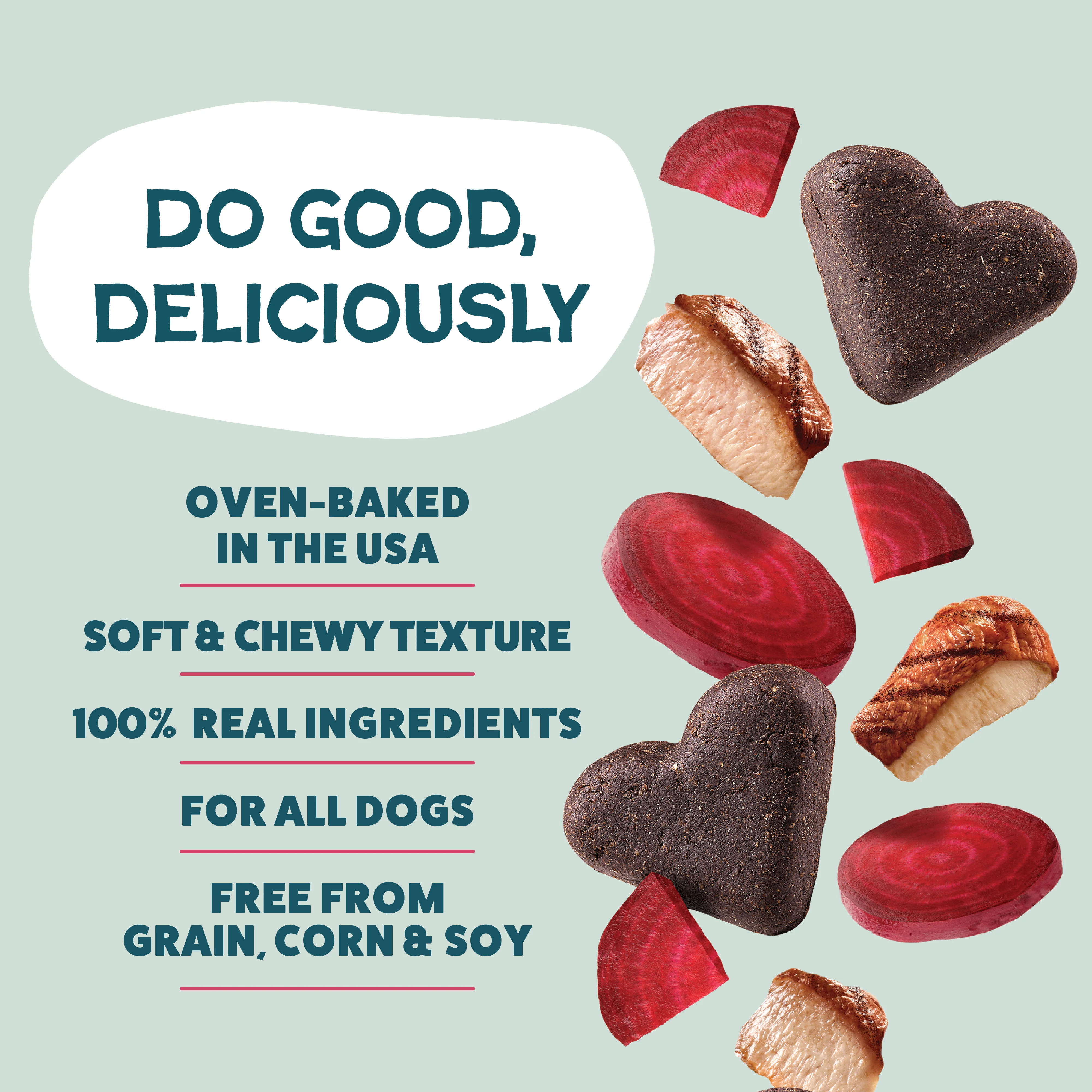 Duck Duck Beet Soft-Baked Dog Treats - Image 9