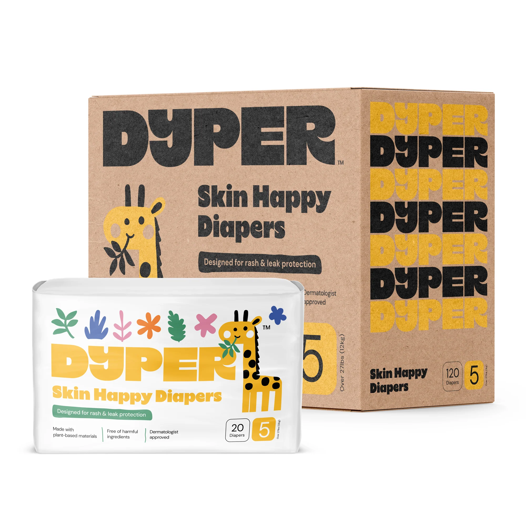 Skin Happy Diapers One Month Supply – High-Absorbency Protection with Certified Bamboo Layers - Image 5